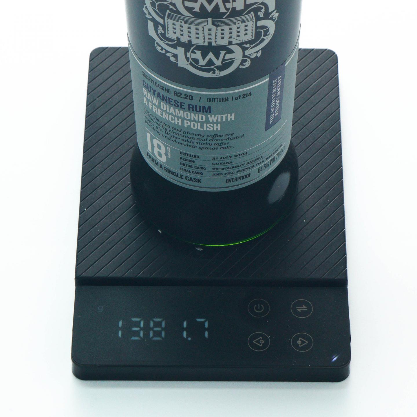 SMWS R2.20 圭亚那 18年 2004 单桶 朗姆酒 行货