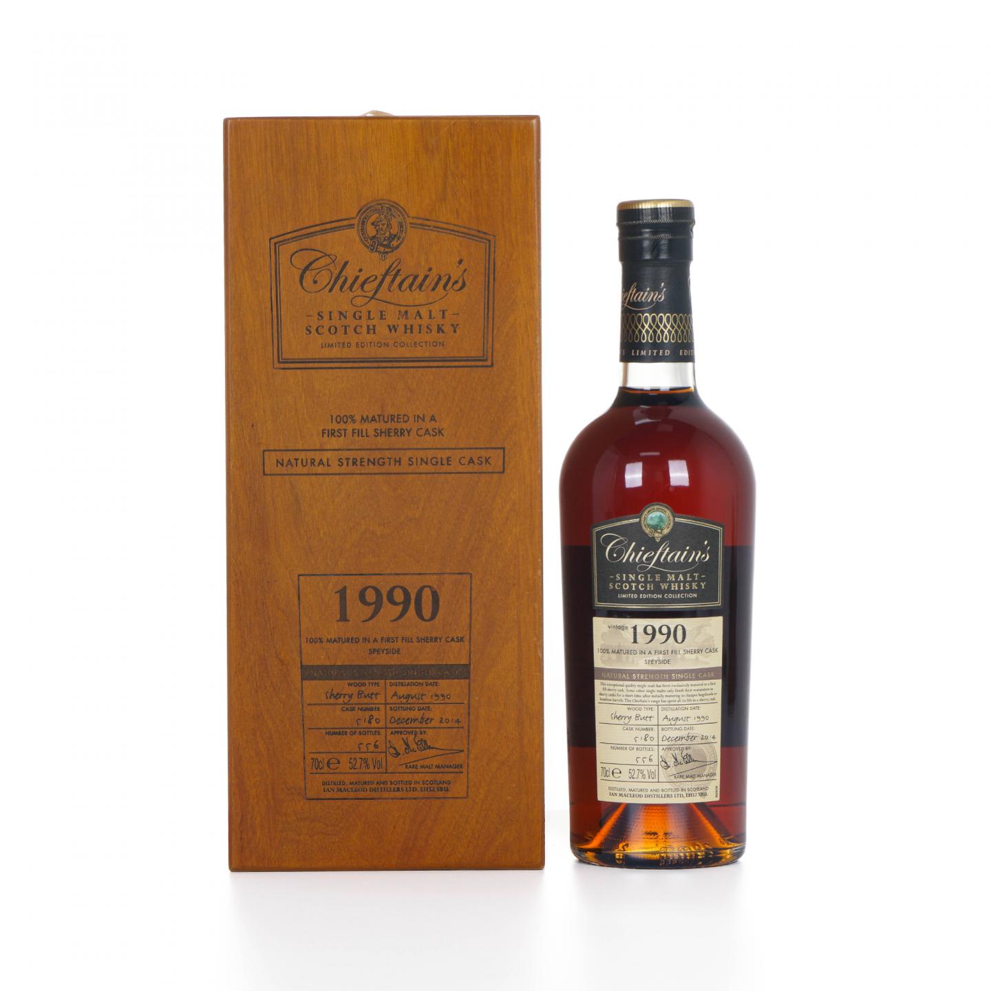 Chieftain's 老酋长 1990-2014 雪莉单桶#5180 IM