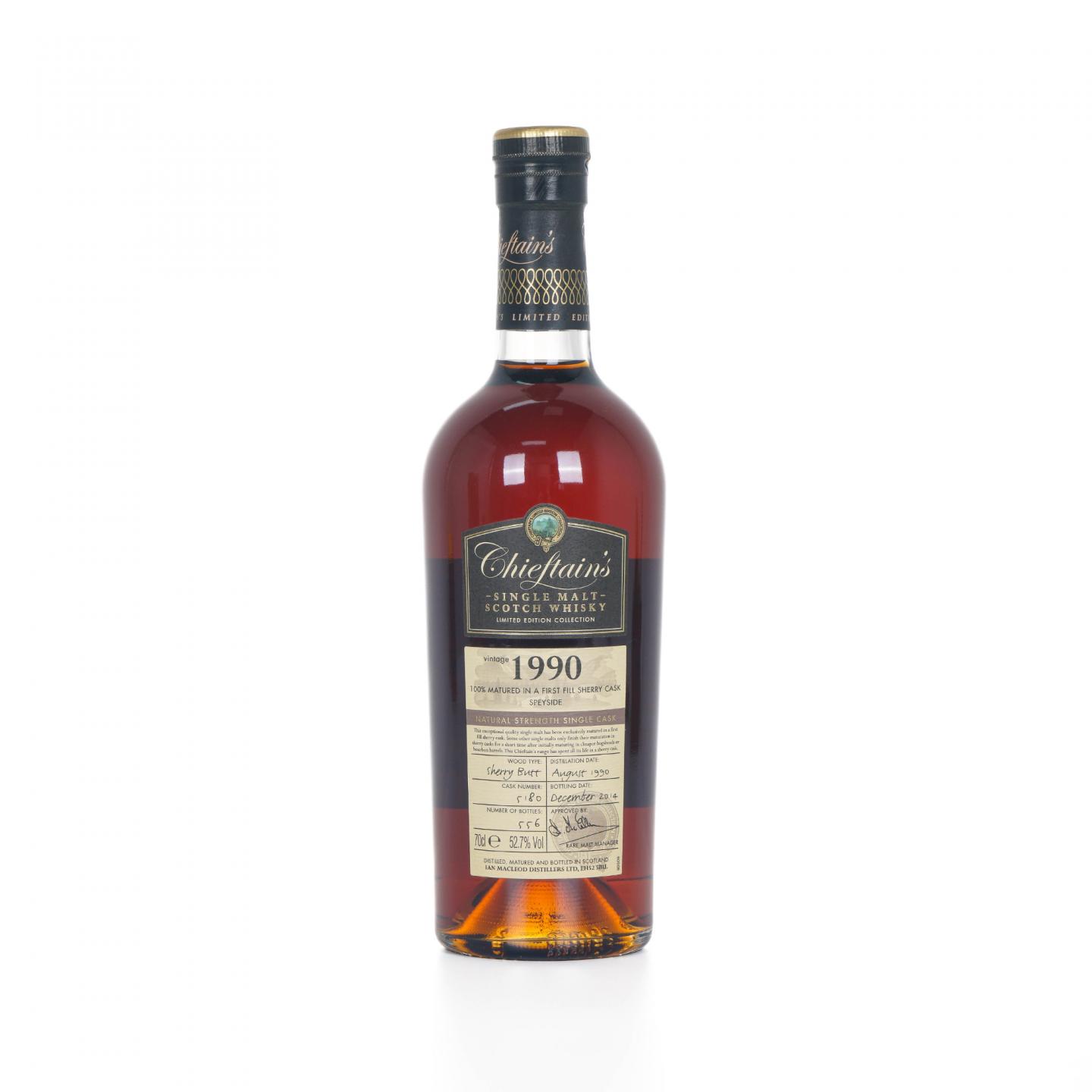 Chieftain's 老酋长 1990-2014 雪莉单桶#5180 IM