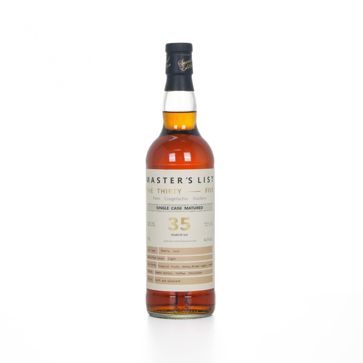 Craigellachie 克莱拉奇 35年 1985-2020 单桶#4326