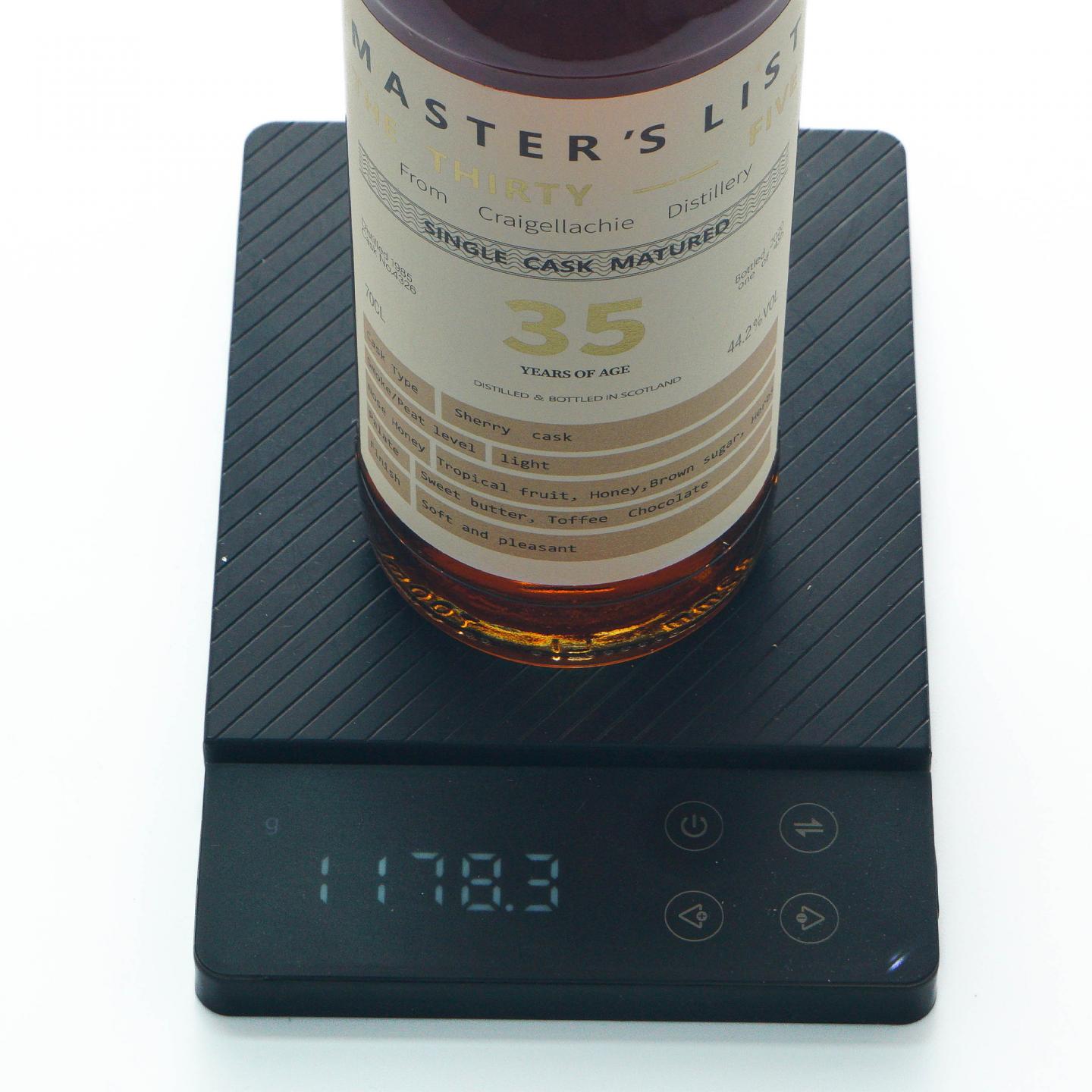 Craigellachie 克莱拉奇 35年 1985-2020 单桶#4326