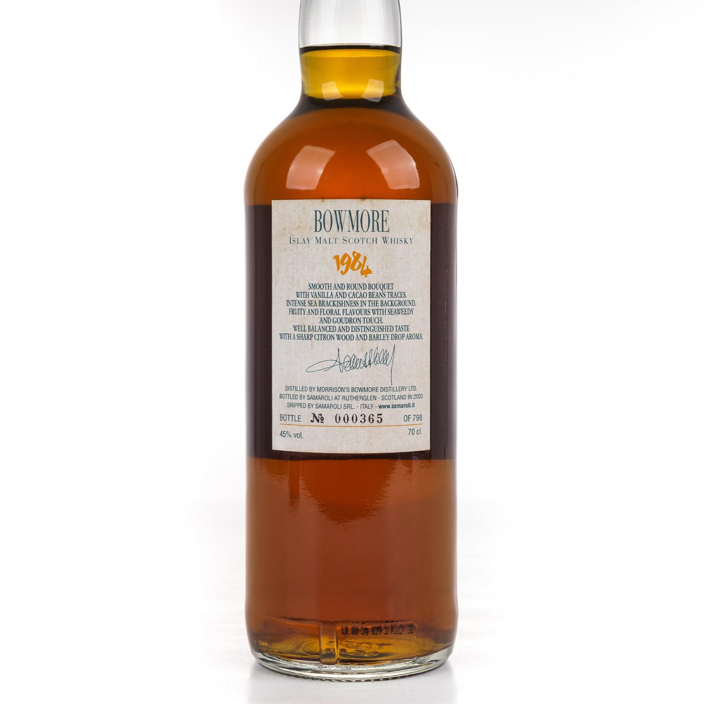Bowmore 波摩 1984 雪莉桶 Samaroli
