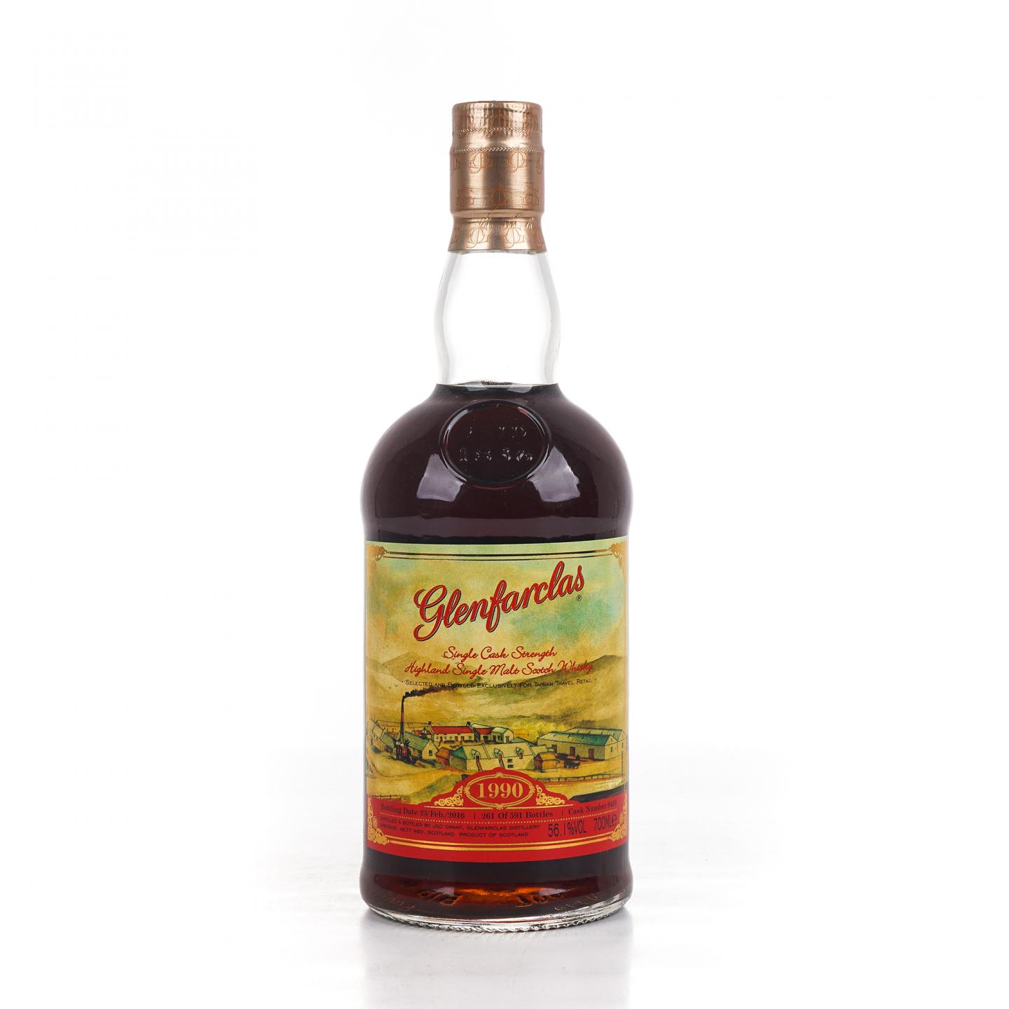 Glenfarclas 格兰花格 1990-2016 单桶#9469 桶强 木盒 700ml