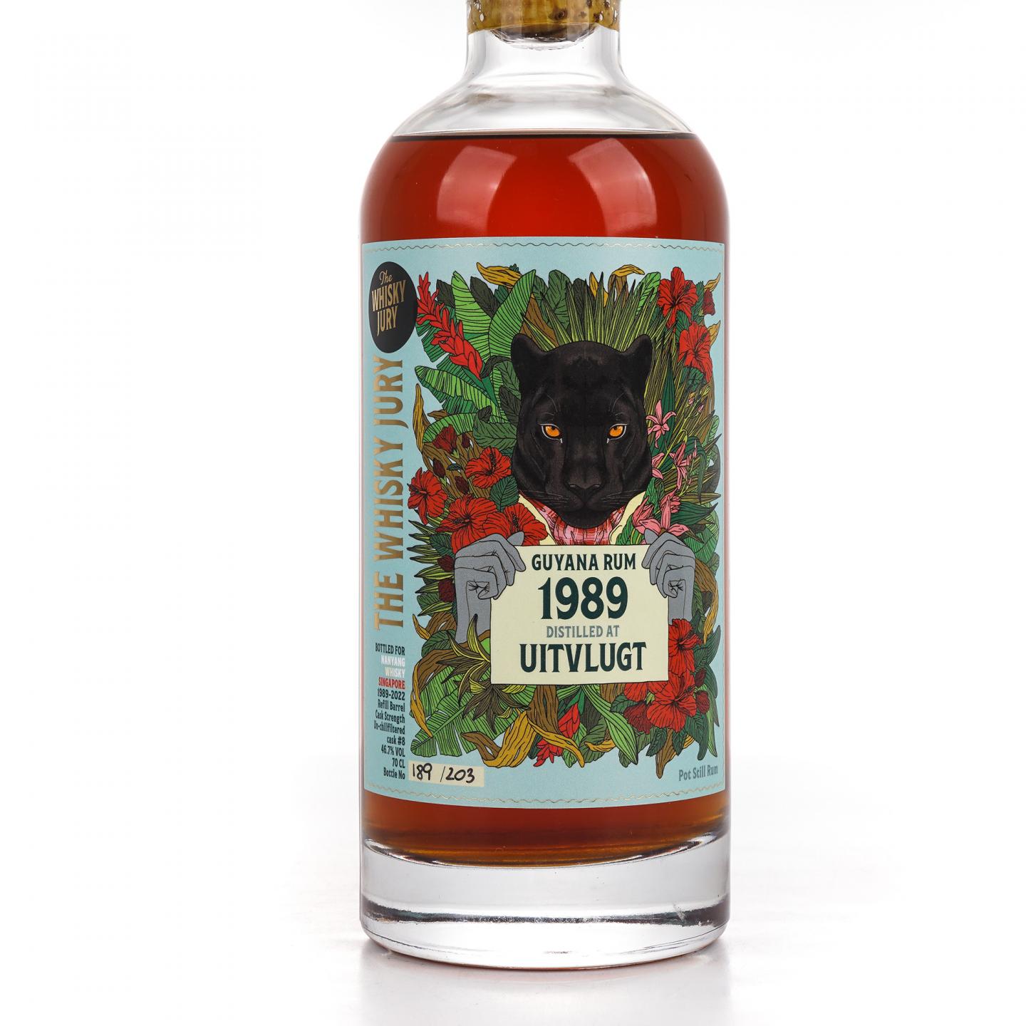 Guyana 1989-2022 Uitvlugt 朗姆酒 The Whisky Jury 桶强