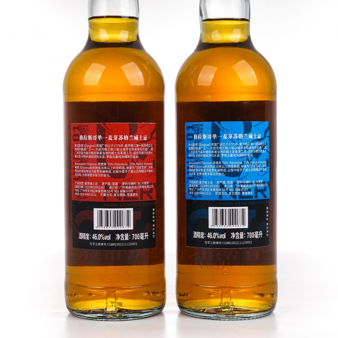 Glasgow 格拉斯哥 2023 雪莉桶 警戒 2瓶组