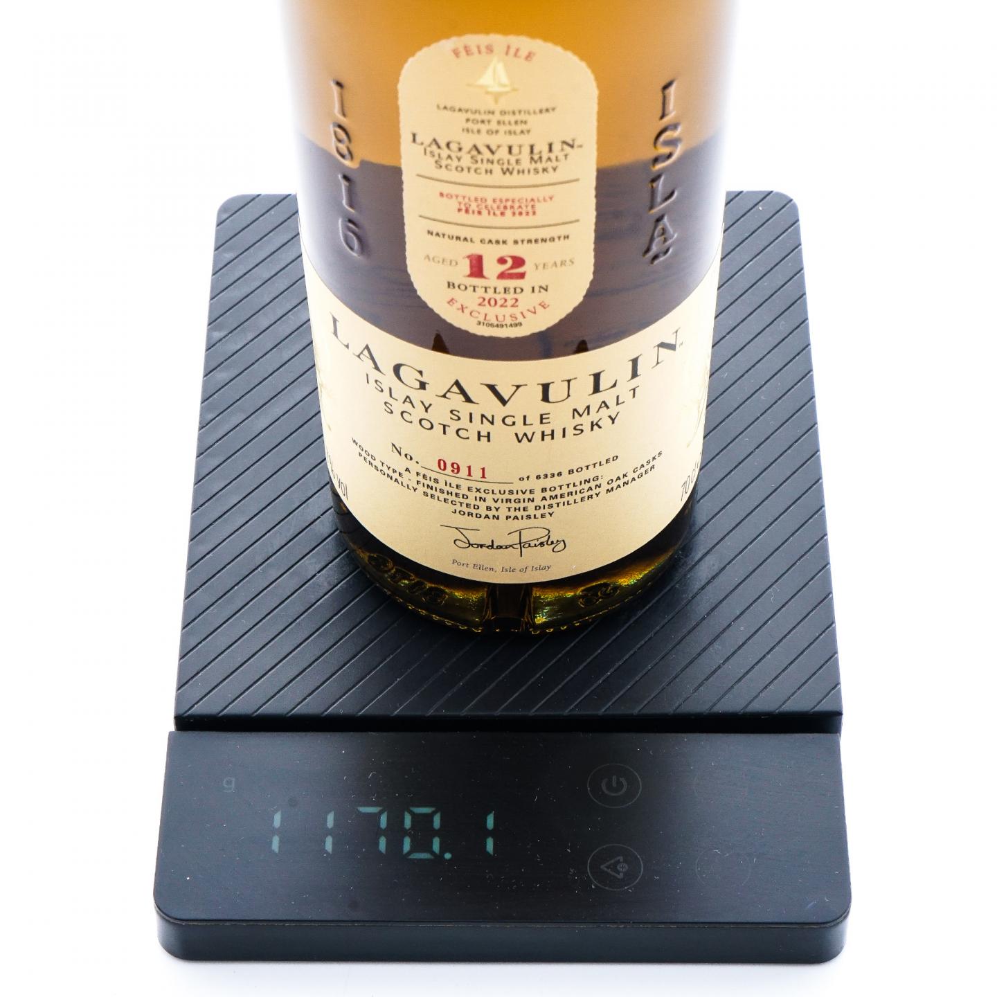 Lagavulin 乐加维林 12年 Feis Ile 2022 桶强