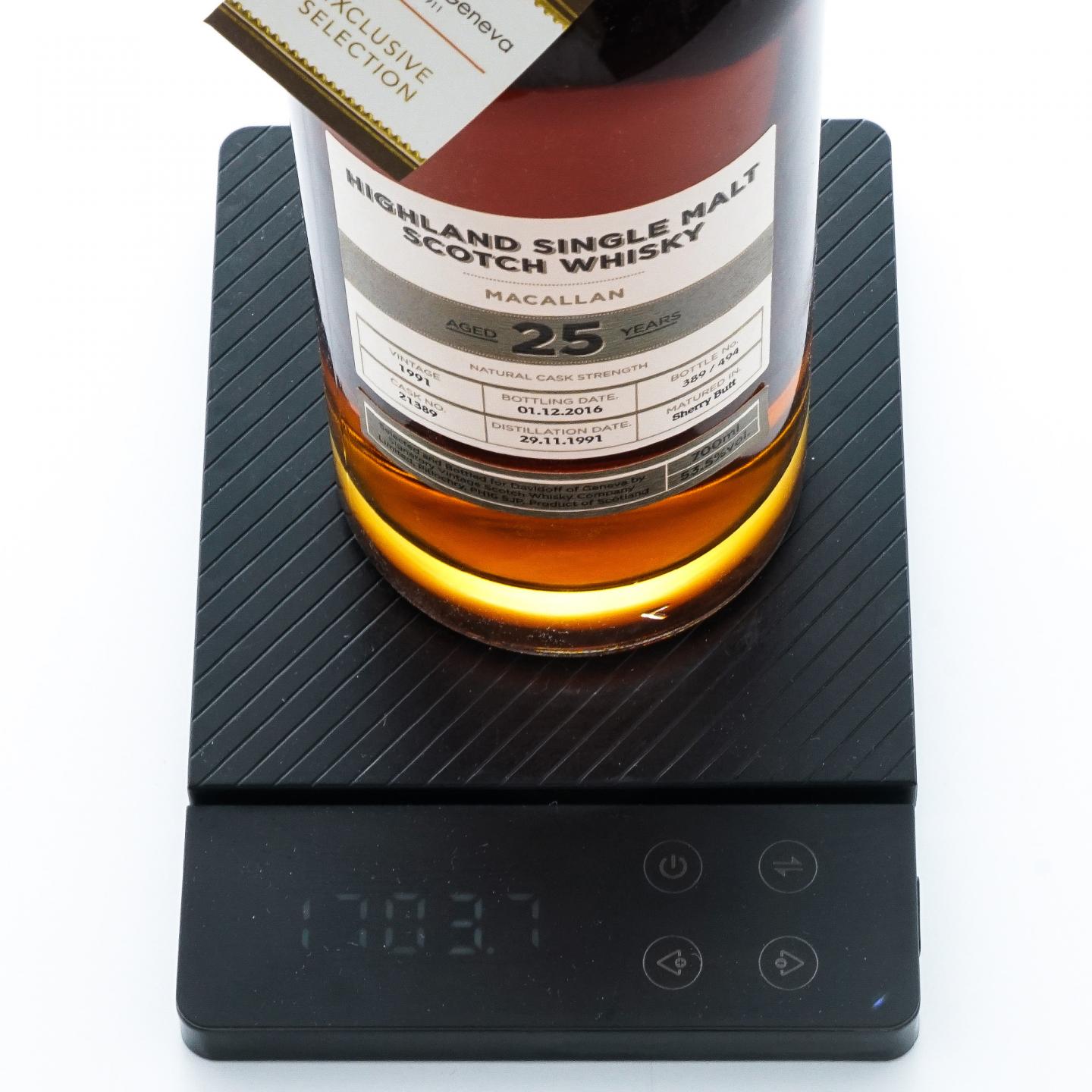 Macallan 麦卡伦 25年 1991-2016 雪莉桶#21389 SV