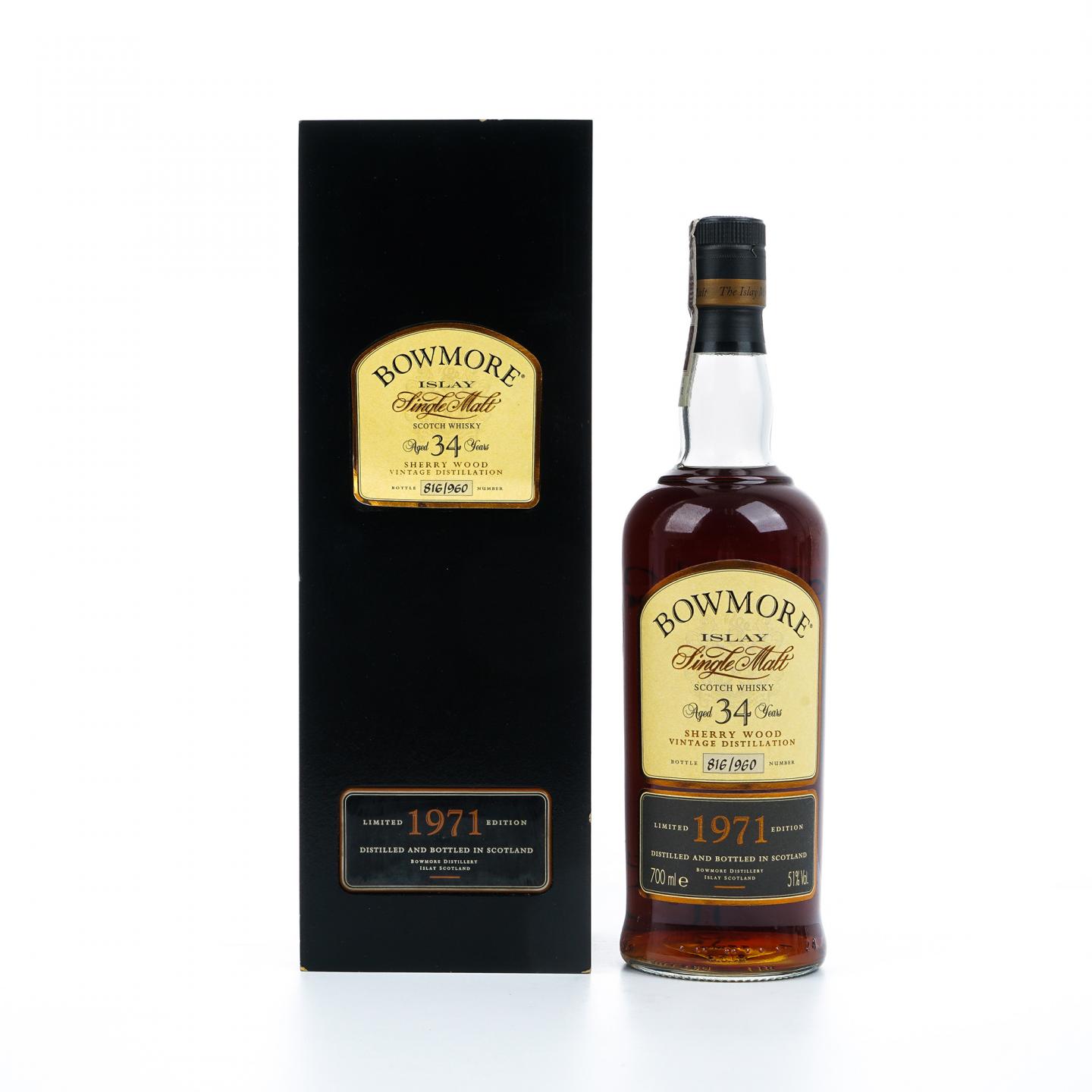 Bowmore 波摩 34年 1971 雪莉桶