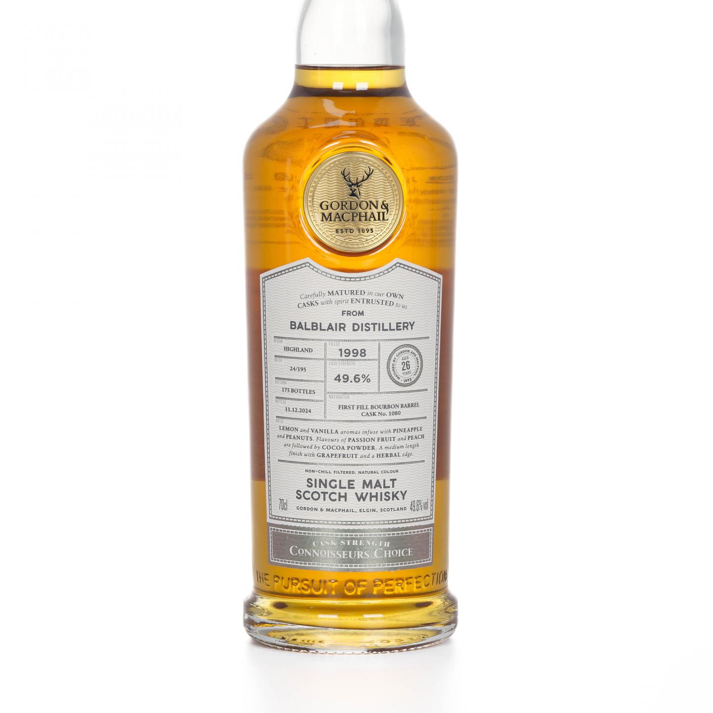 Balblair 巴布莱尔 26年 1998-2024 GM鉴赏家之选 波本桶