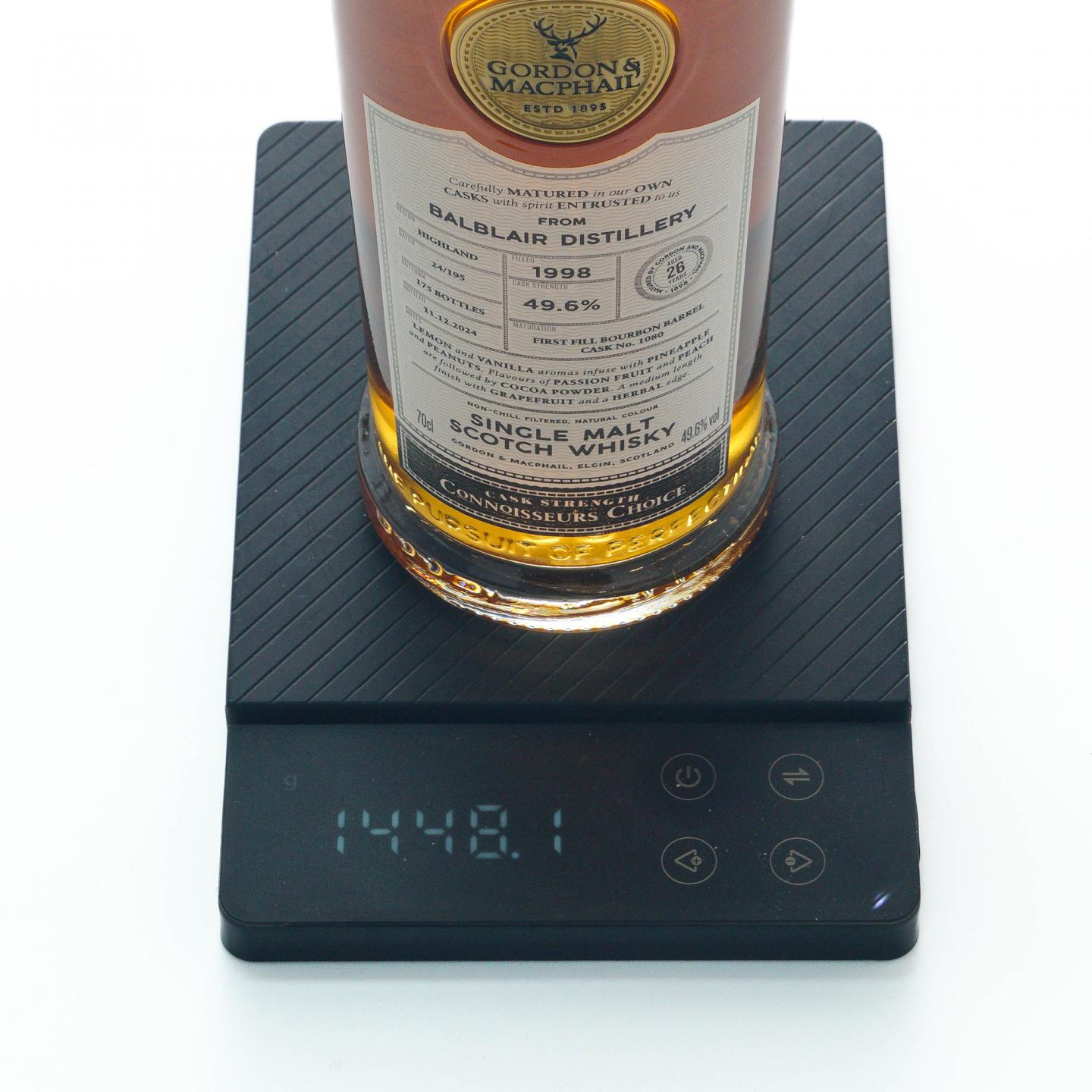 Balblair 巴布莱尔 26年 1998-2024 GM鉴赏家之选 波本桶