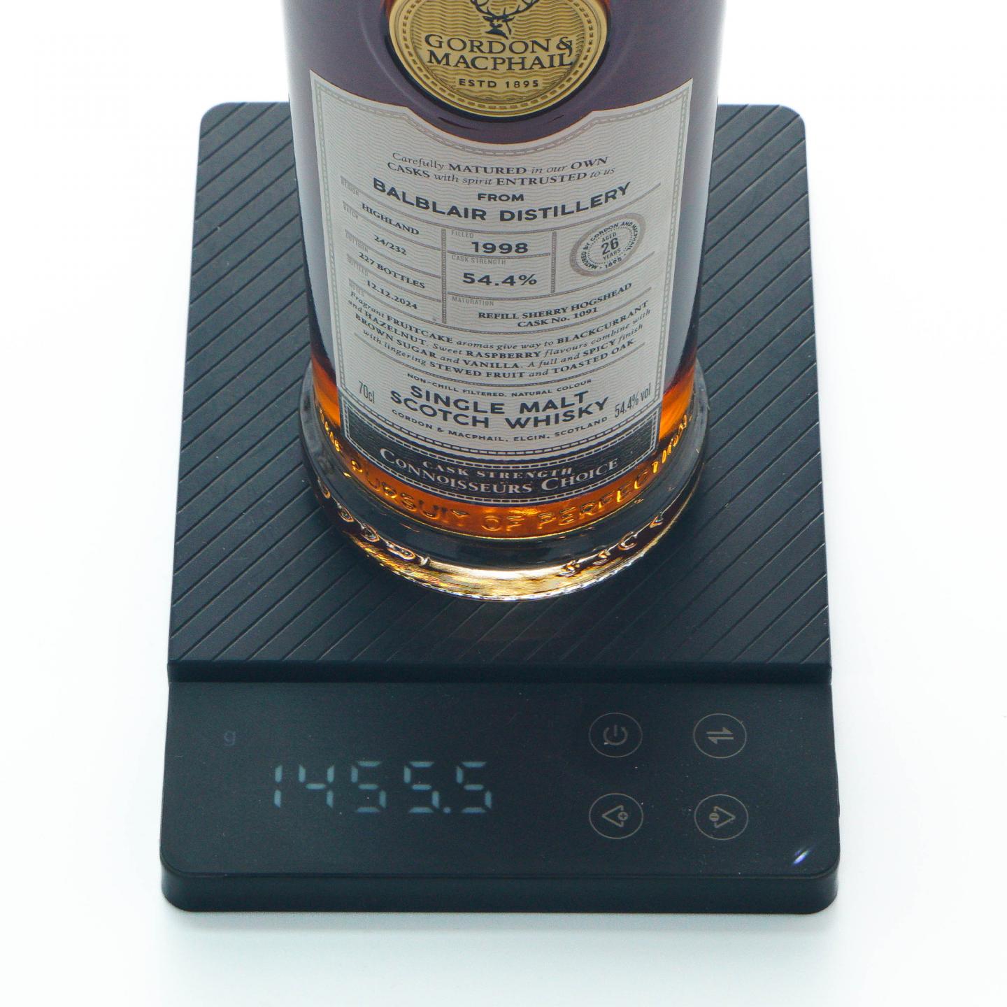 Balblair 巴布莱尔 26年 1998-2024 GM鉴赏家之选 雪莉桶#1091