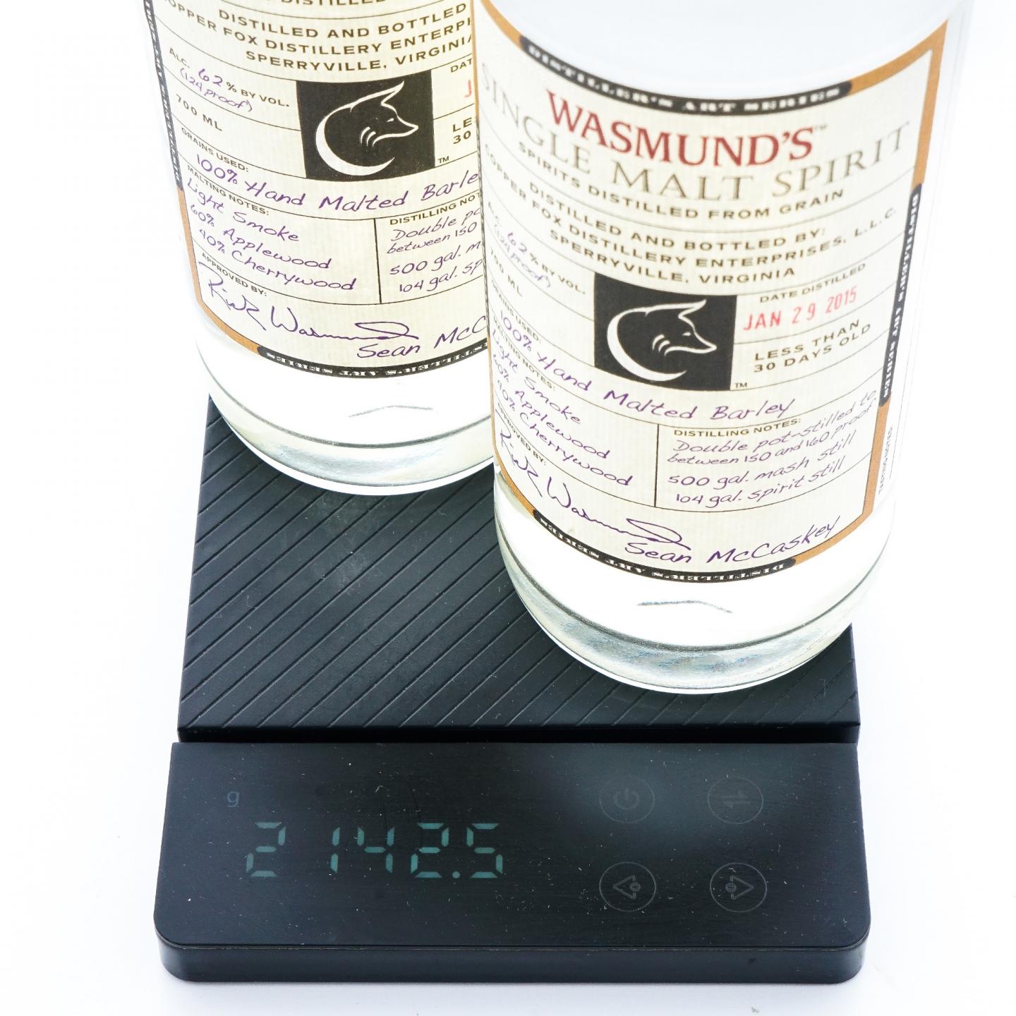 Copper Fox 2015 Wasmund’s 单一麦芽新酒 2支组