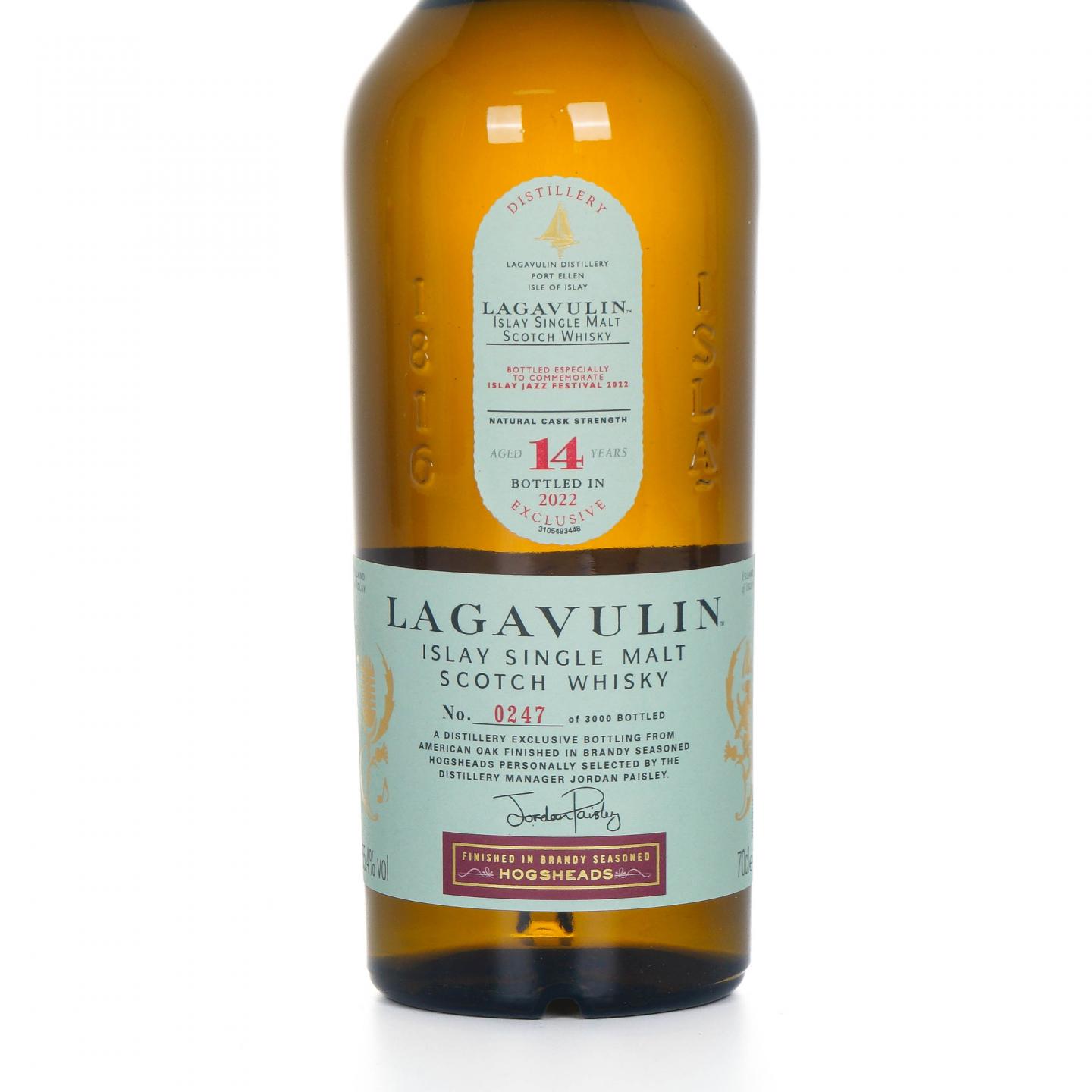 Lagavulin 乐加维林 14年 2022 爵士音乐节 700ML