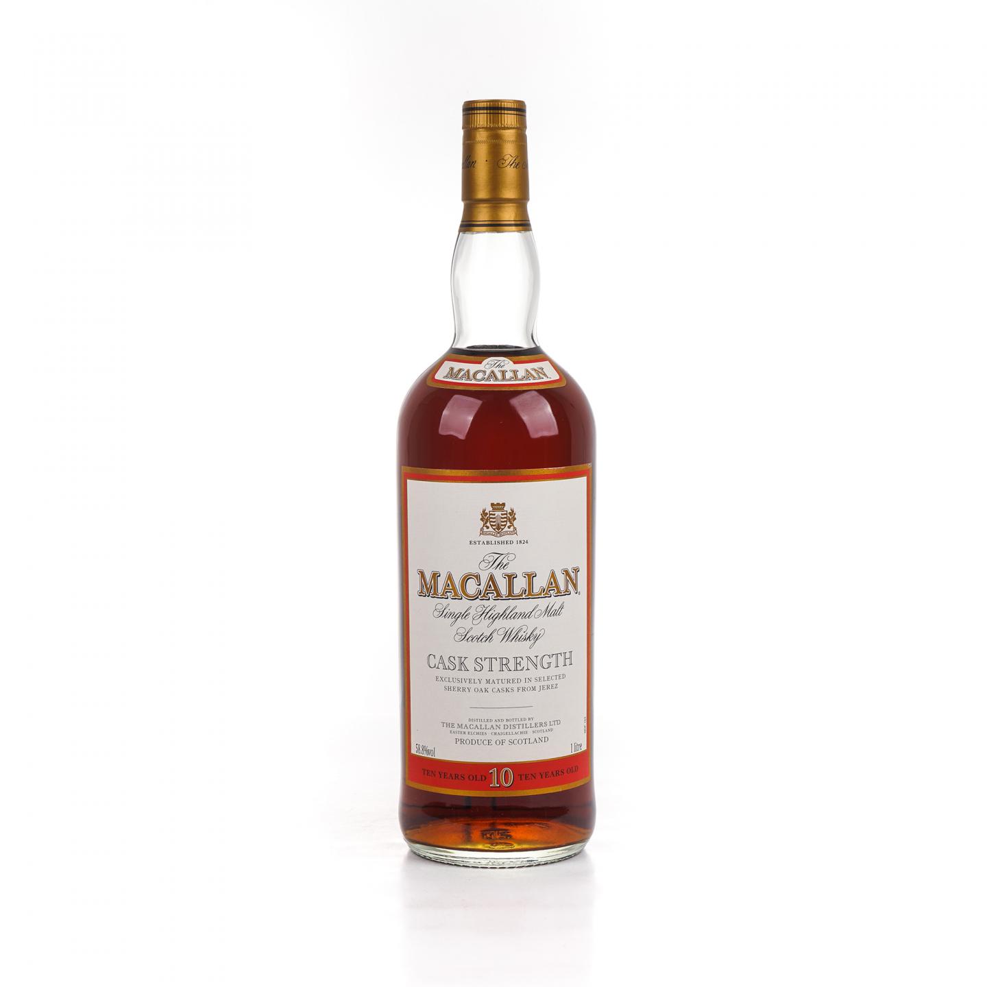 Macallan 麦卡伦 10年 桶强 1L 58.8%Vol.