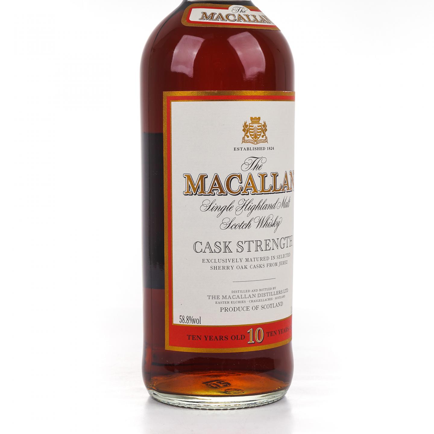 Macallan 麦卡伦 10年 桶强 1L 58.8%Vol.