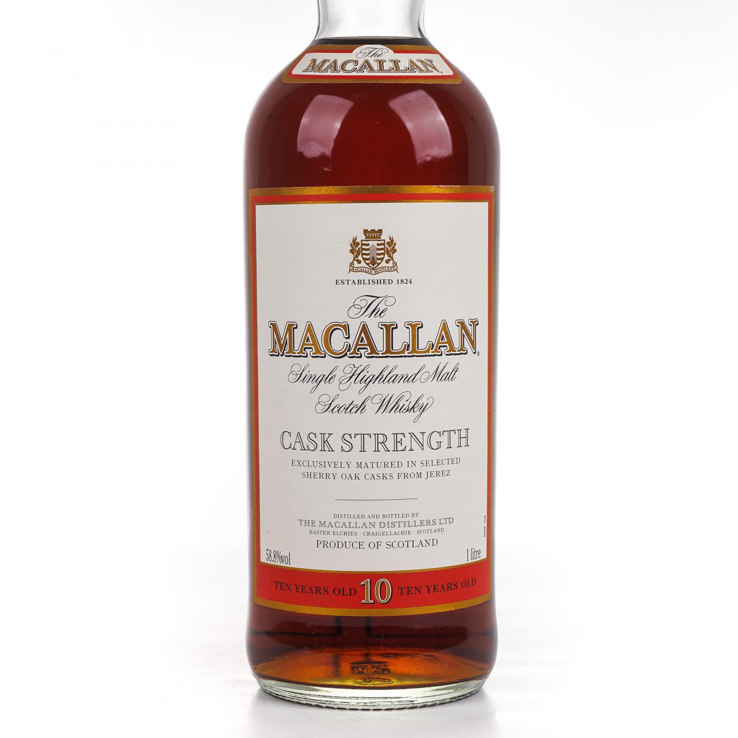 Macallan 麦卡伦 10年 桶强 1L 58.8%Vol.