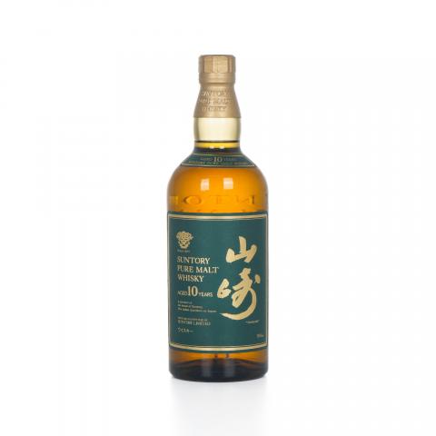 山崎 10年 金花标 绿标 Pure Malt