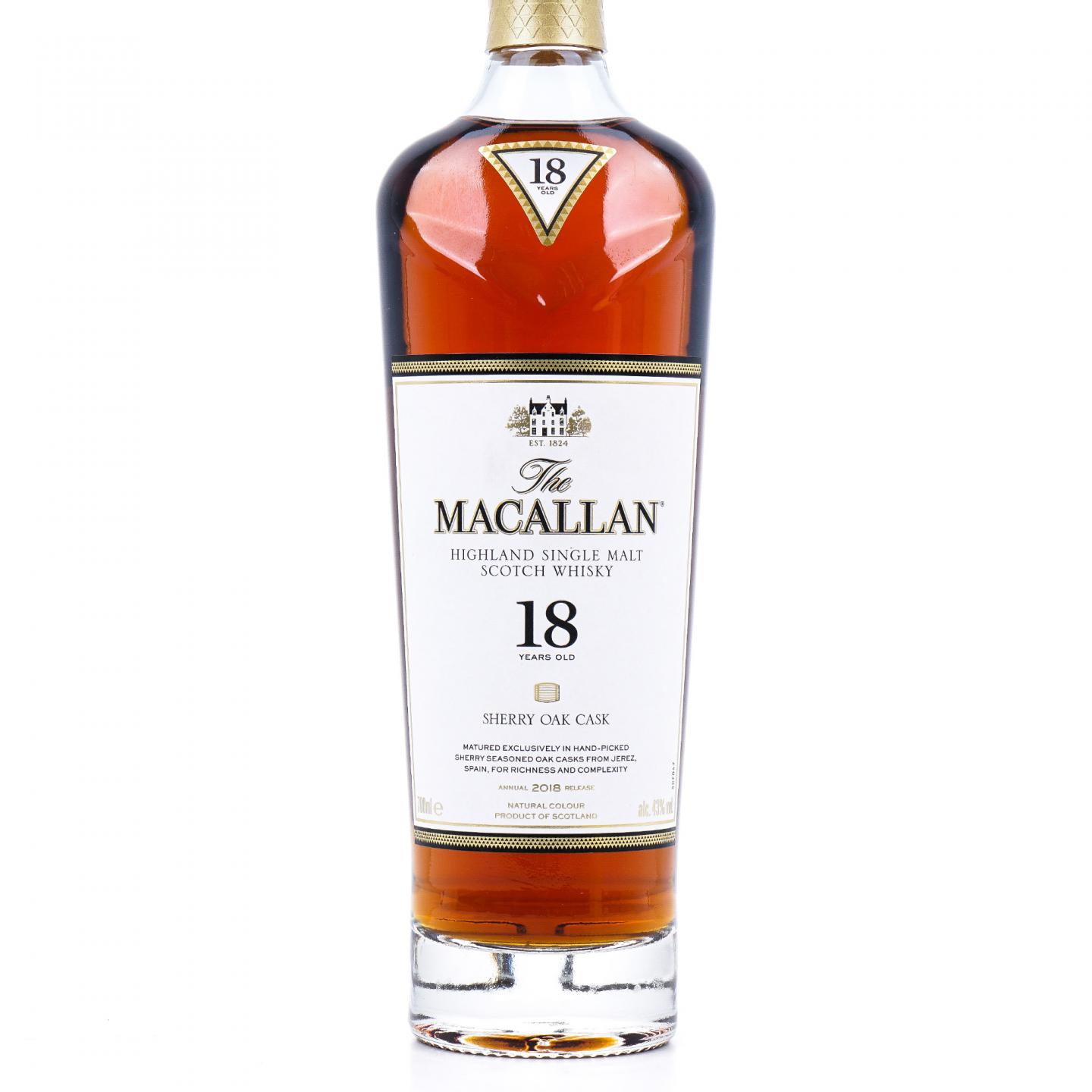 【附X光图】Macallan 麦卡伦 18年 2018 雪莉桶
