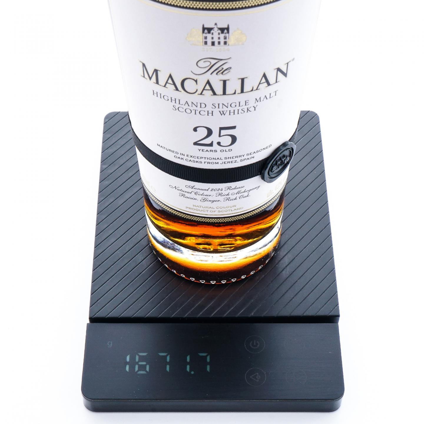 【附X光图】Macallan 麦卡伦 25年 2024 雪莉桶 黑腰带