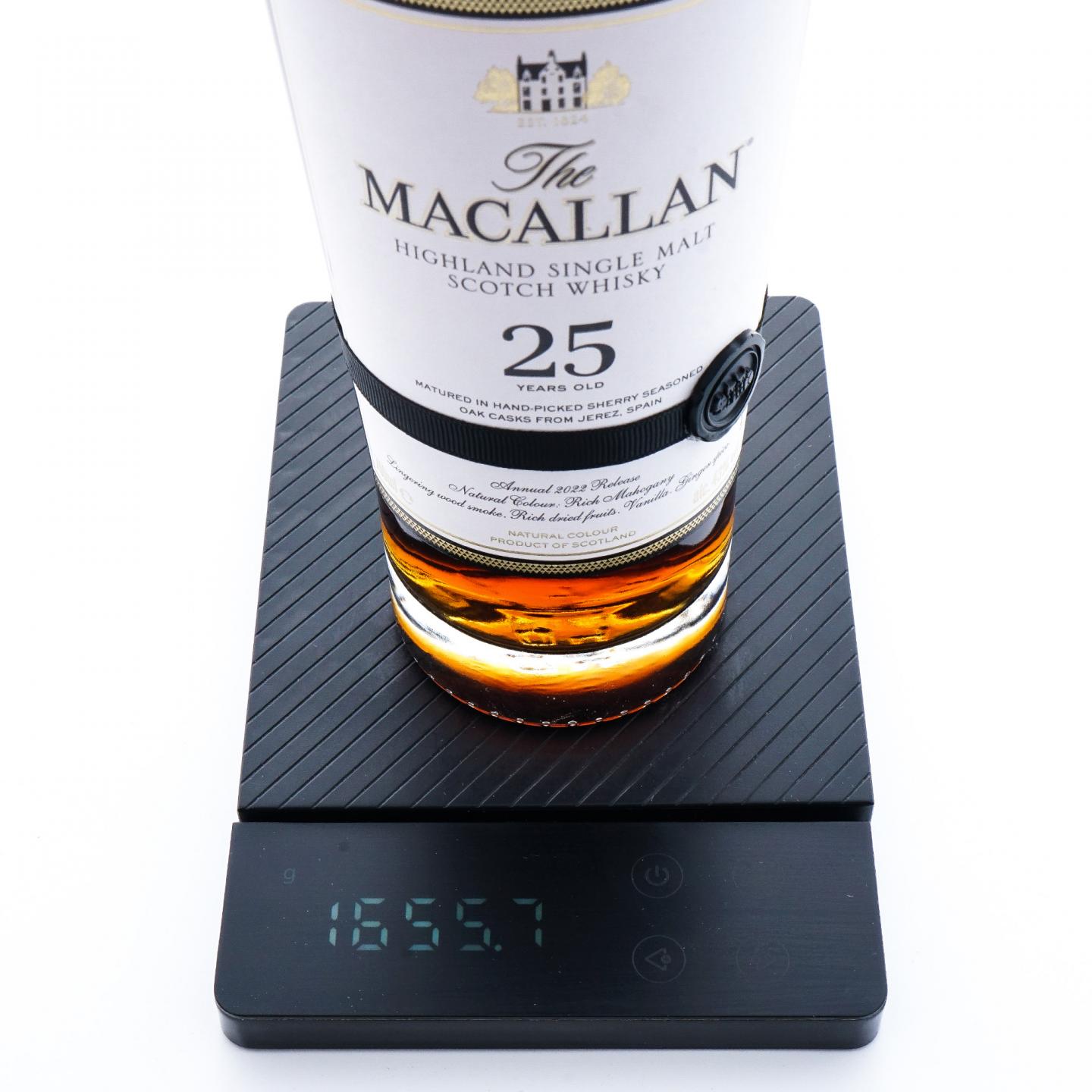 【附X光图】Macallan 麦卡伦 25年 2022 黑腰带