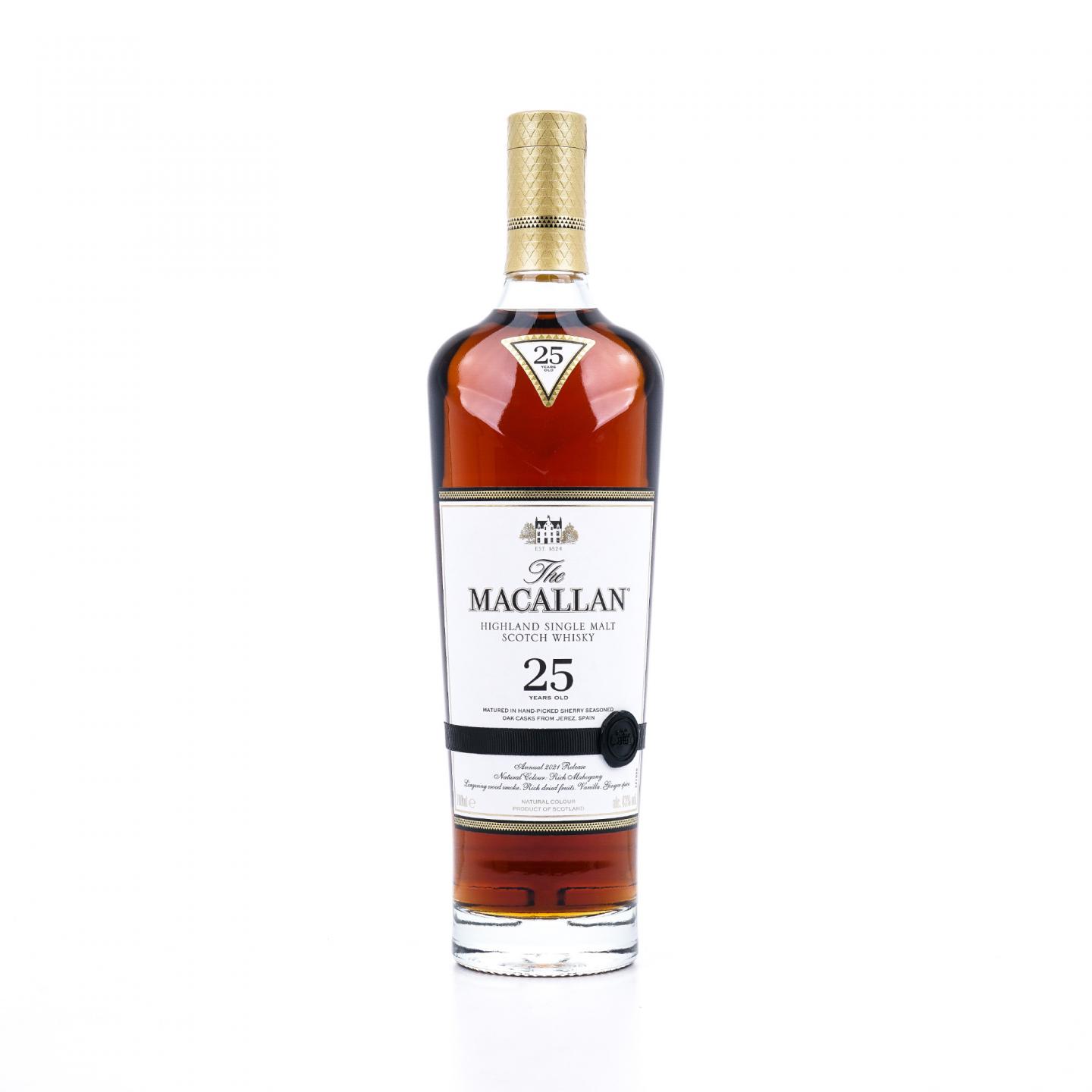 【附X光图】Macallan 麦卡伦 25年 2021 黑腰带
