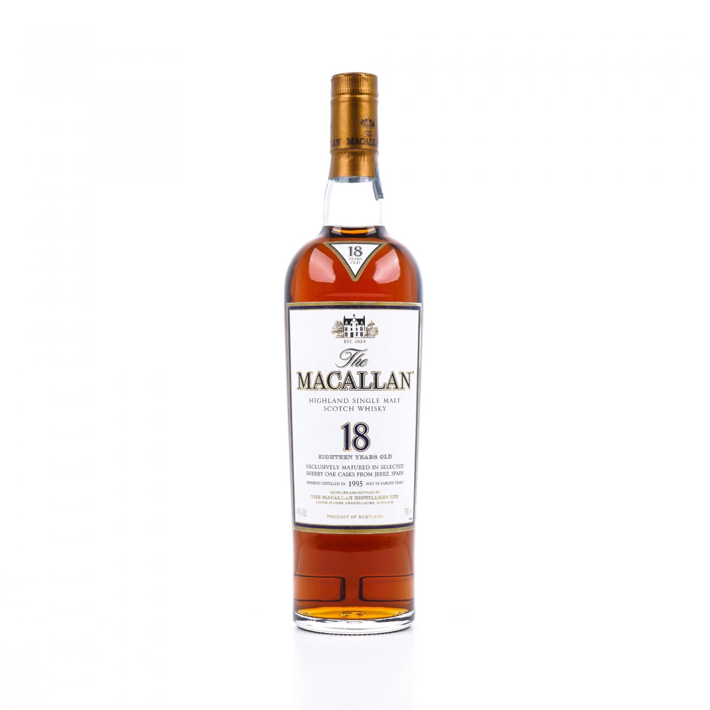 Macallan 麦卡伦 18年 1995 雪莉桶