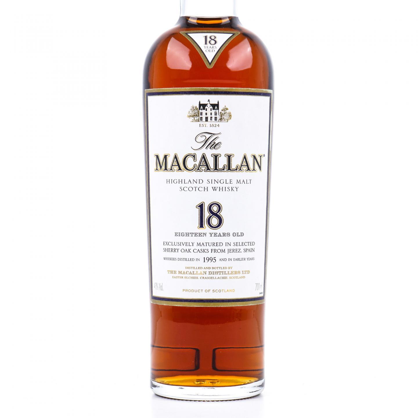 Macallan 麦卡伦 18年 1995 雪莉桶