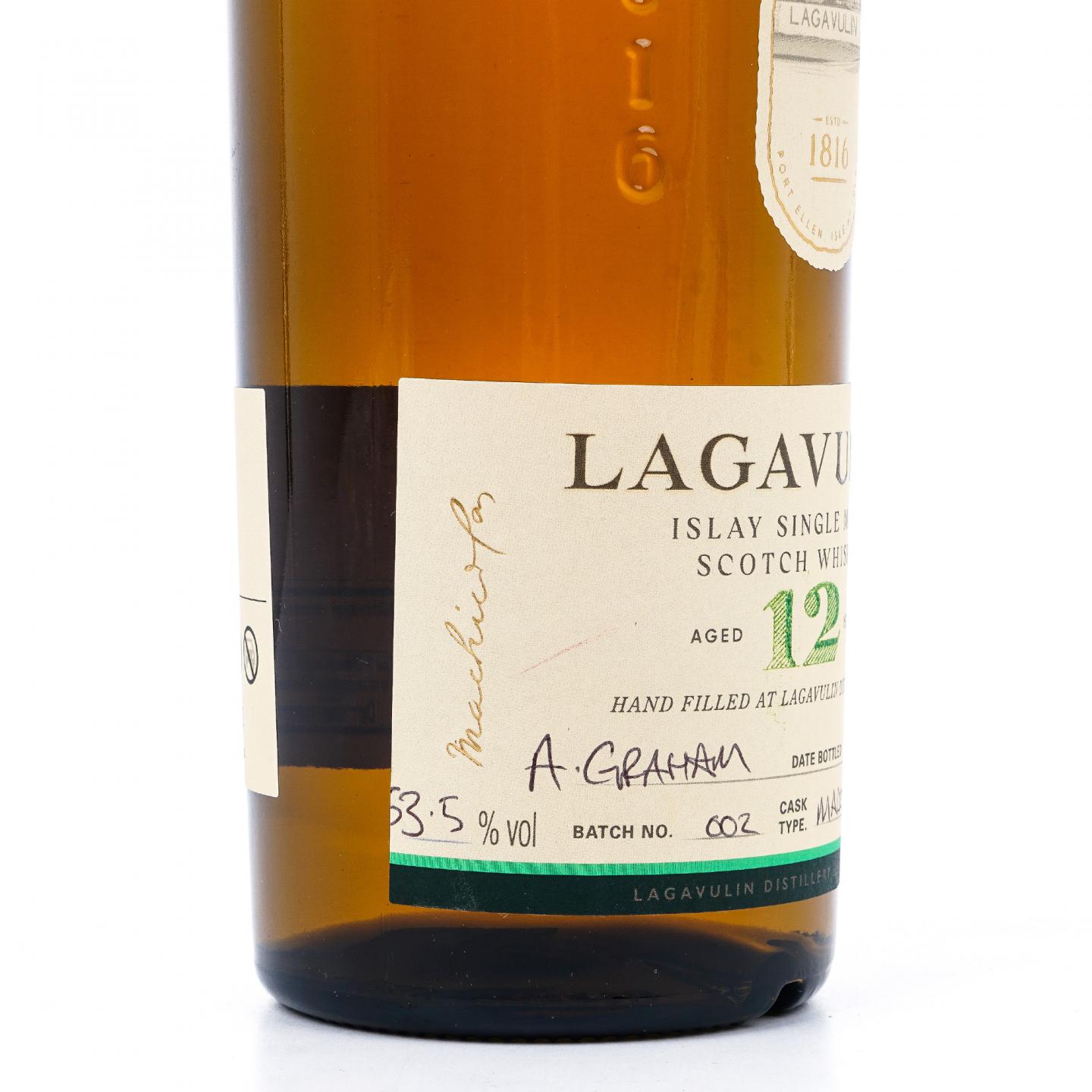 Lagavulin 乐加维林 12年 2025 Hand Filled