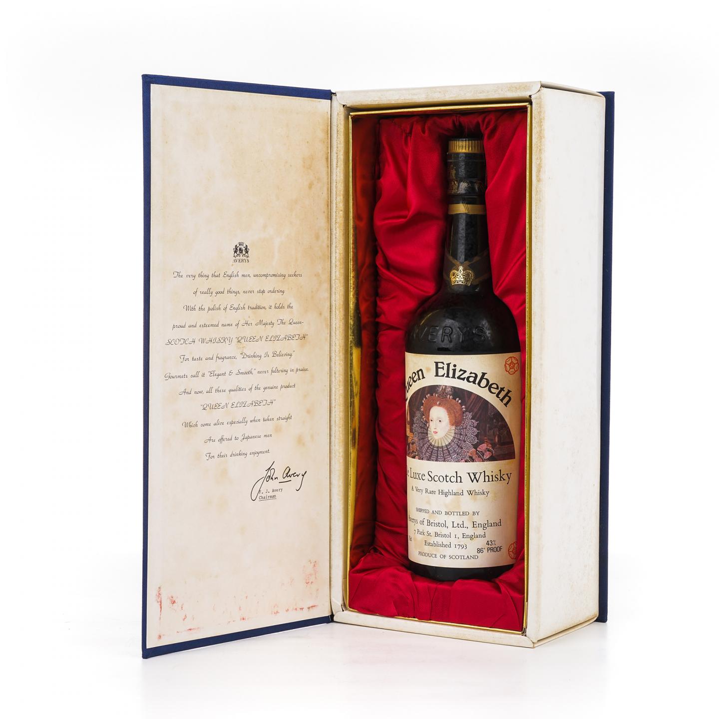 伊丽莎白女王 Averys 调和 De Luxe 750ml