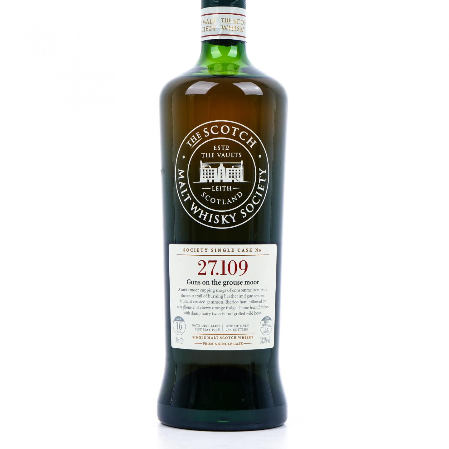 SMWS 27.109 云顶 16年 1998