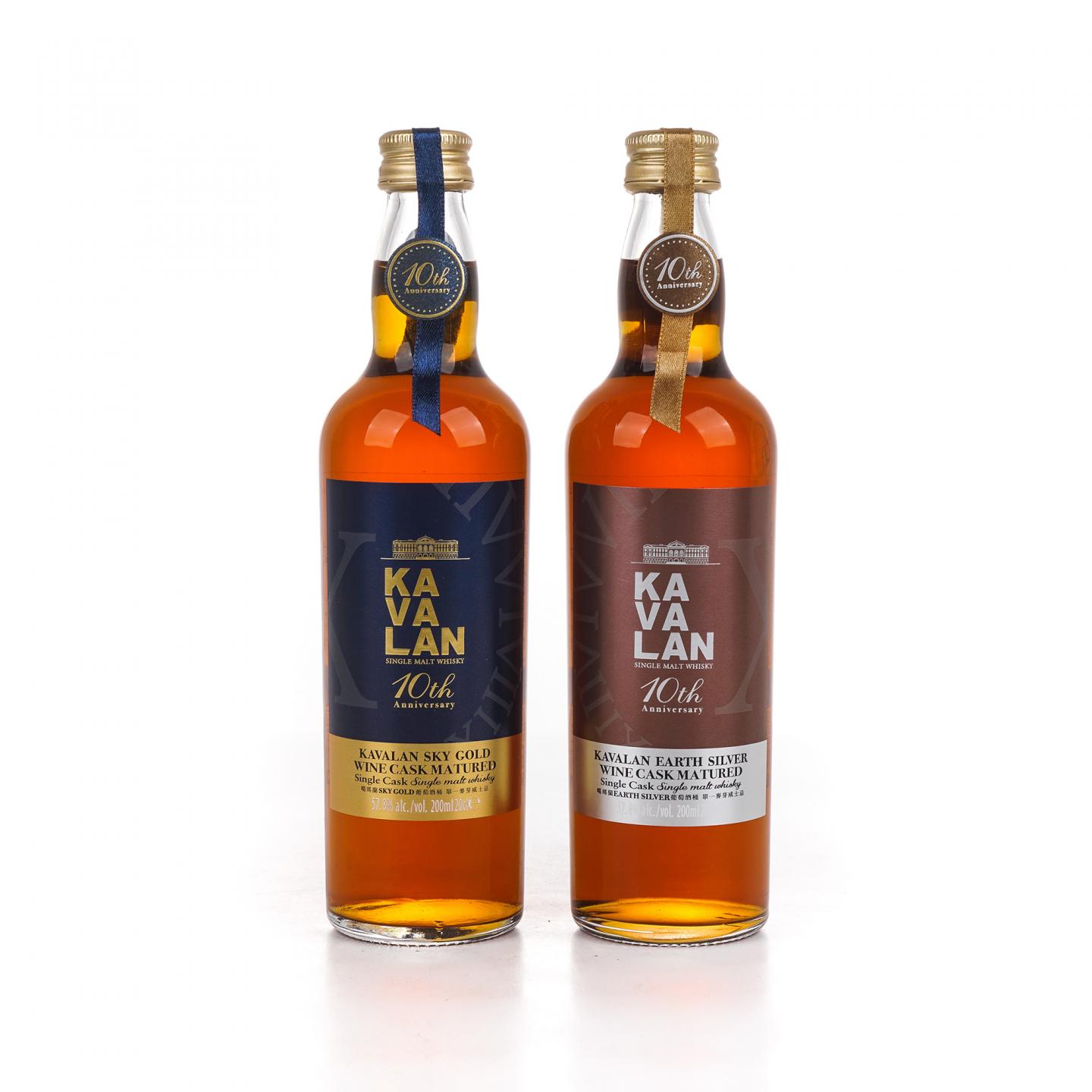 【中样】Kavalan 噶玛兰 10周年纪念 200ml 2支组