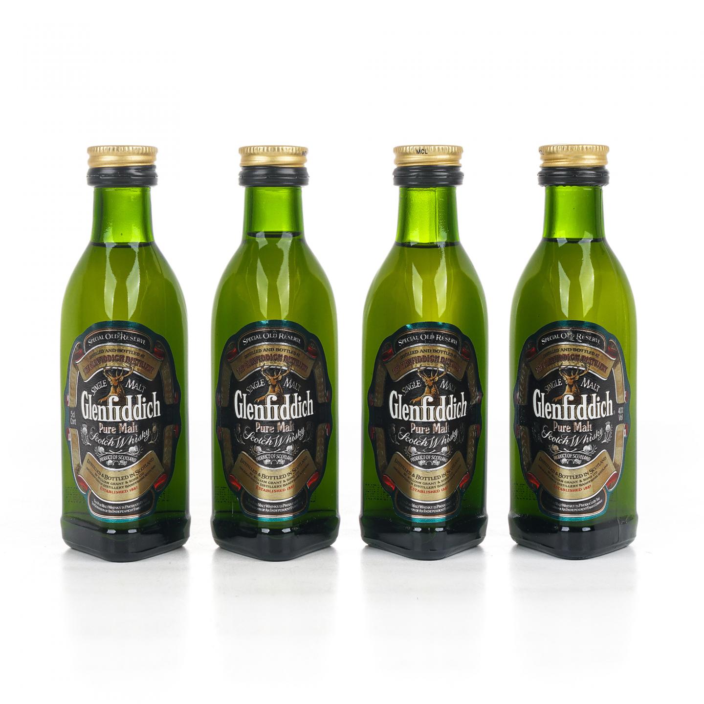 【酒版】Glenfiddich 格兰菲迪 Pure Malt 4瓶组*50ml