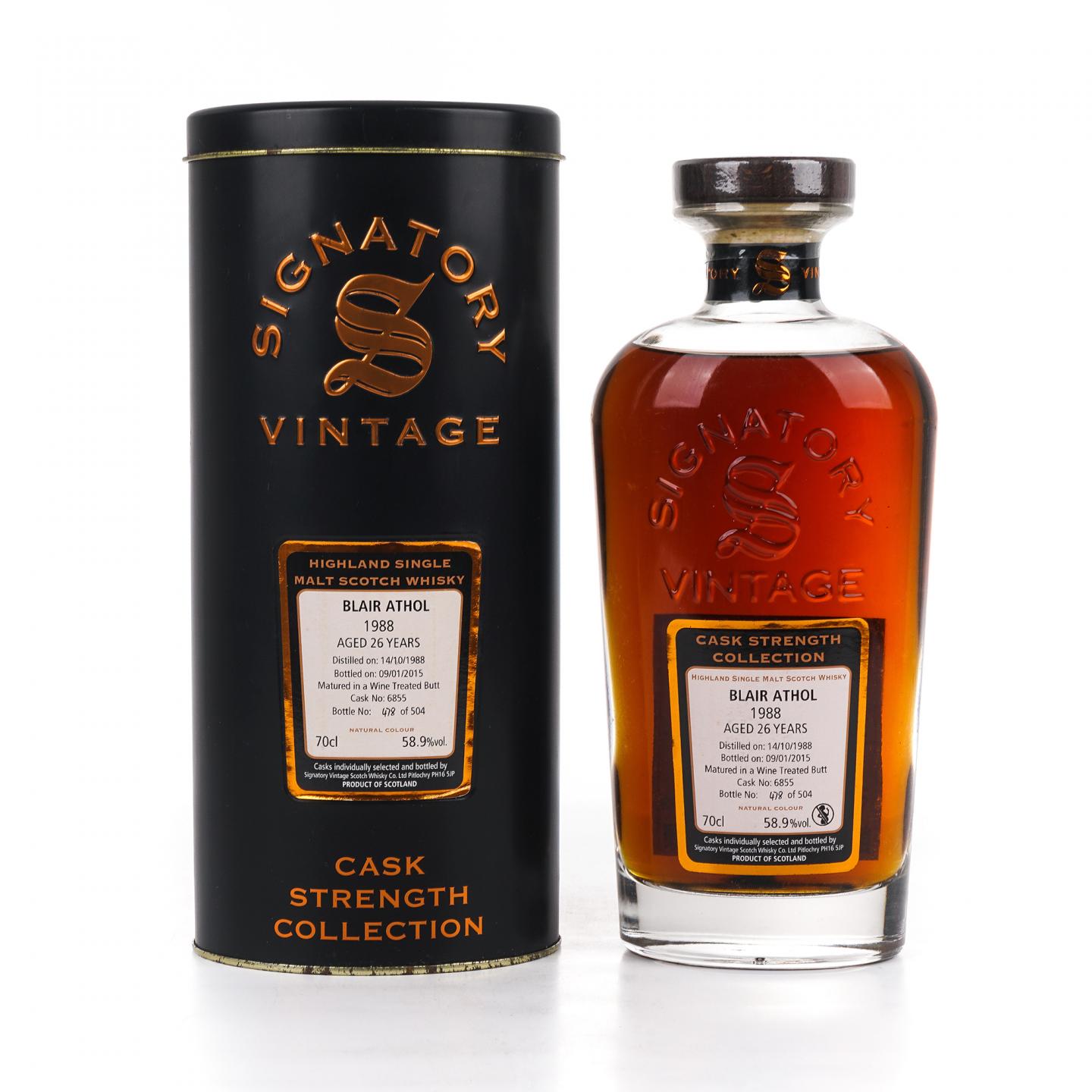 Blair Athol 布莱尔阿苏 26年 1988-2015 SV#6855 桶强