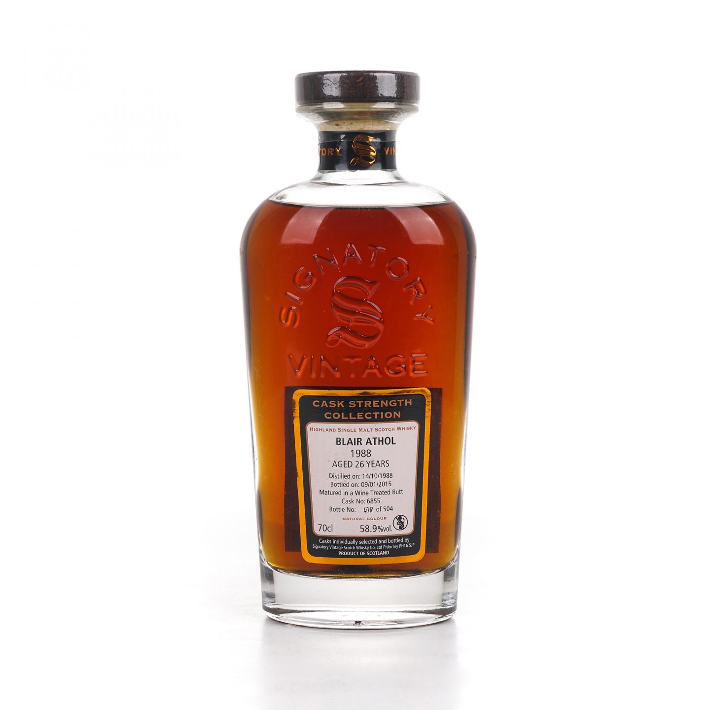 Blair Athol 布莱尔阿苏 26年 1988-2015 SV#6855 桶强