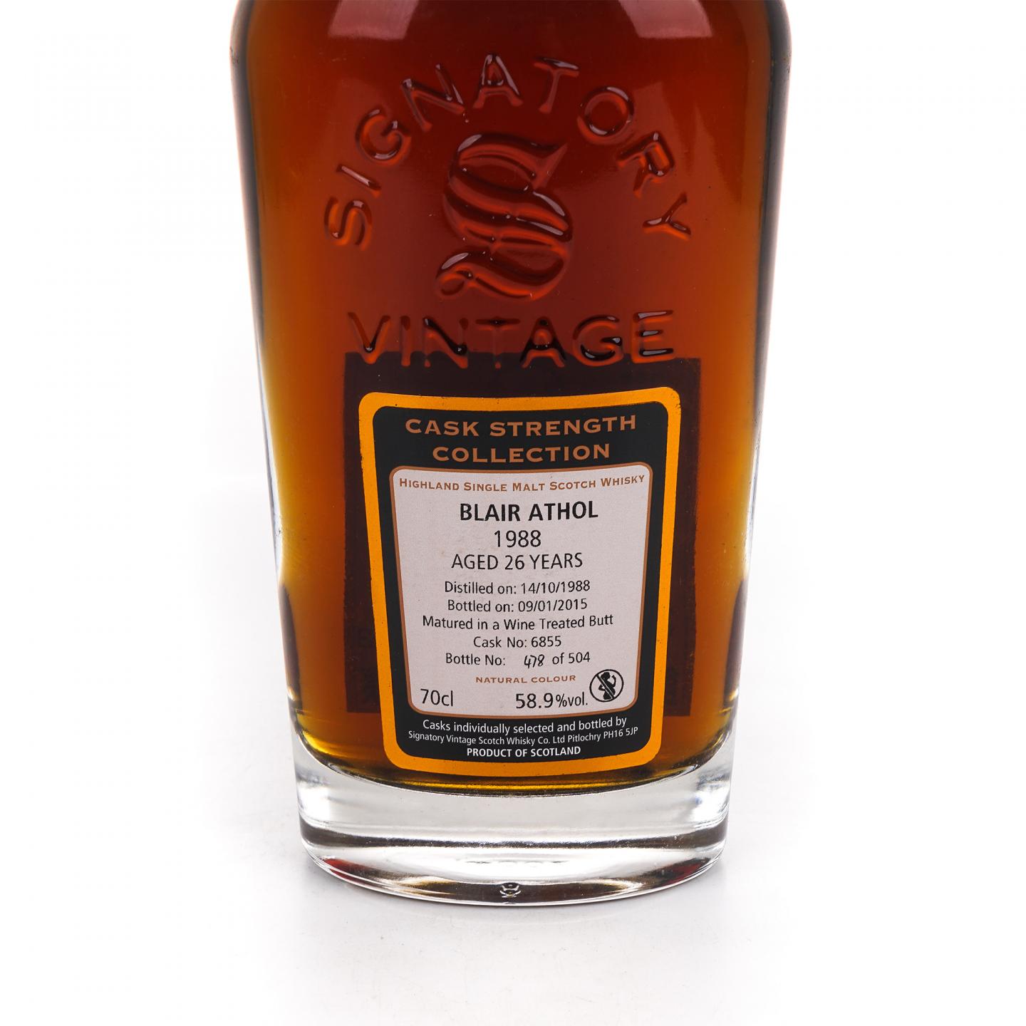 Blair Athol 布莱尔阿苏 26年 1988-2015 SV#6855 桶强