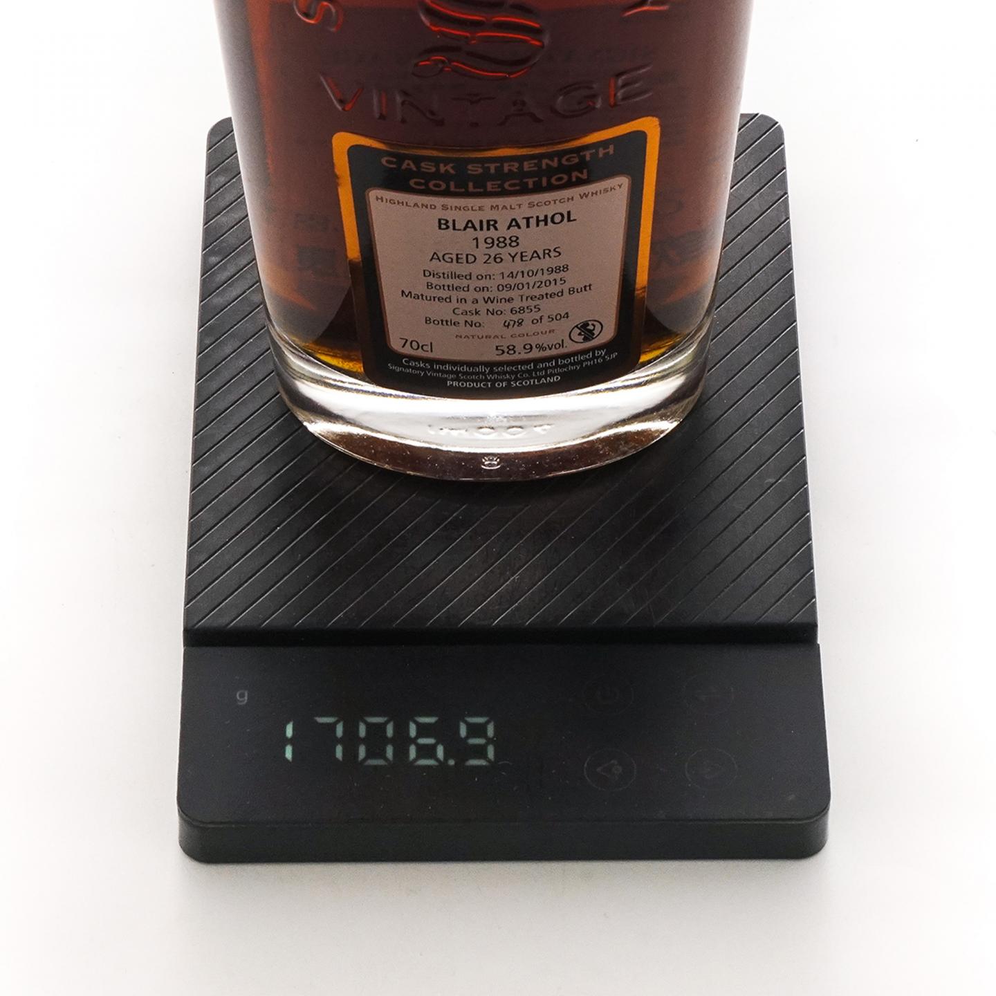 Blair Athol 布莱尔阿苏 26年 1988-2015 SV#6855 桶强