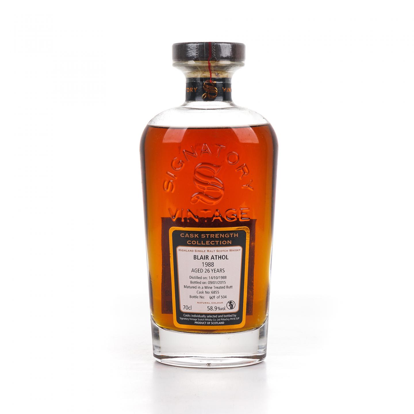 Blair Athol 布莱尔阿苏 26年 1988-2015 SV#6855 桶强