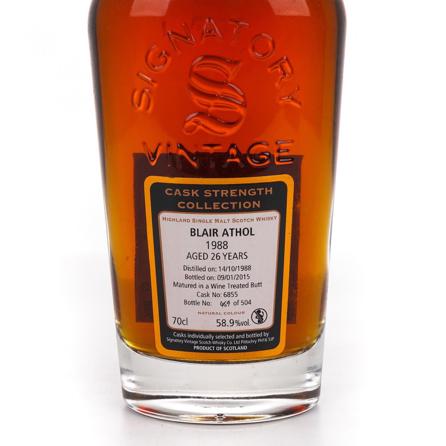 Blair Athol 布莱尔阿苏 26年 1988-2015 SV#6855 桶强