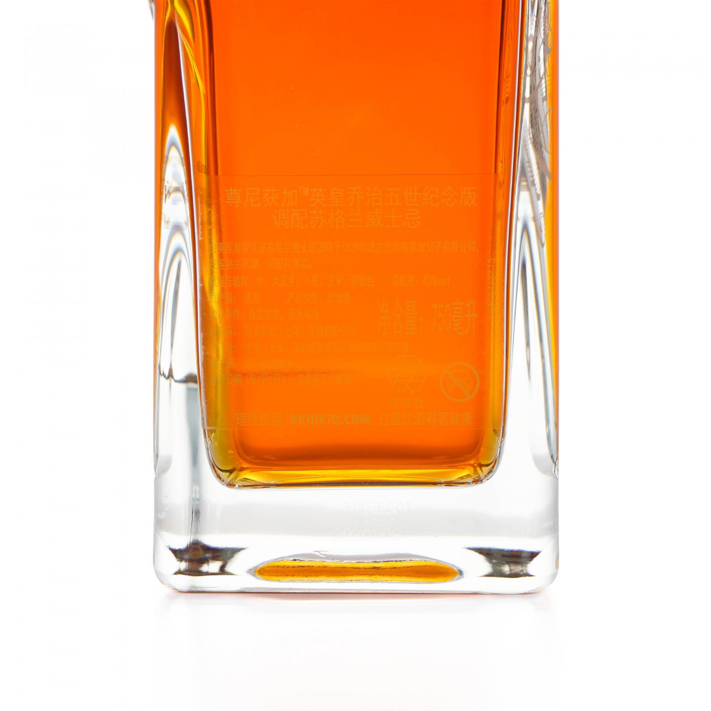 John Walker & Sons 尊尼获加 调和 King George V 礼盒 750ml