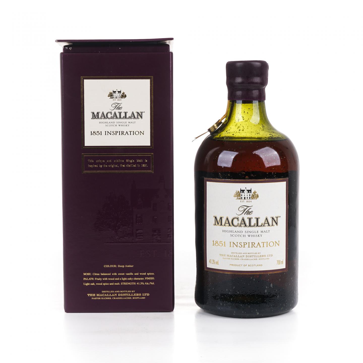 Macallan 麦卡伦 1851 Inspiration 灵感限量版 41.3%