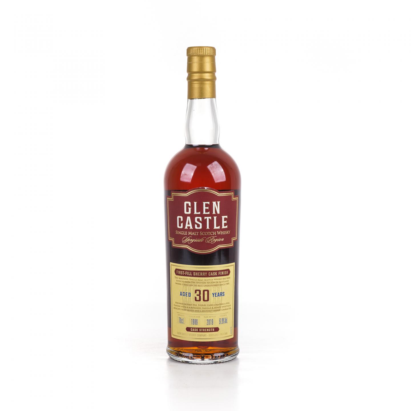 Glen Castle 格兰城堡 30年 1989-2019 桶强 雪莉桶后熟