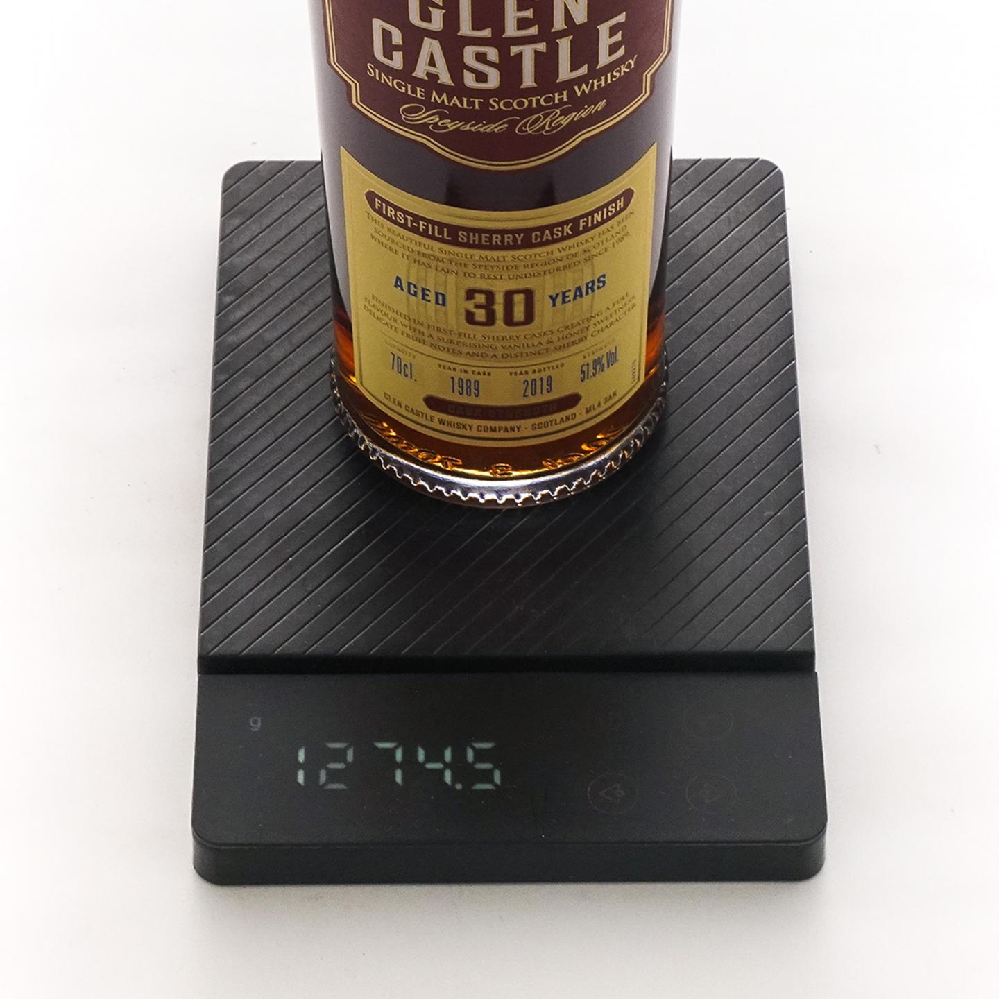 Glen Castle 格兰城堡 30年 1989-2019 桶强 雪莉桶后熟