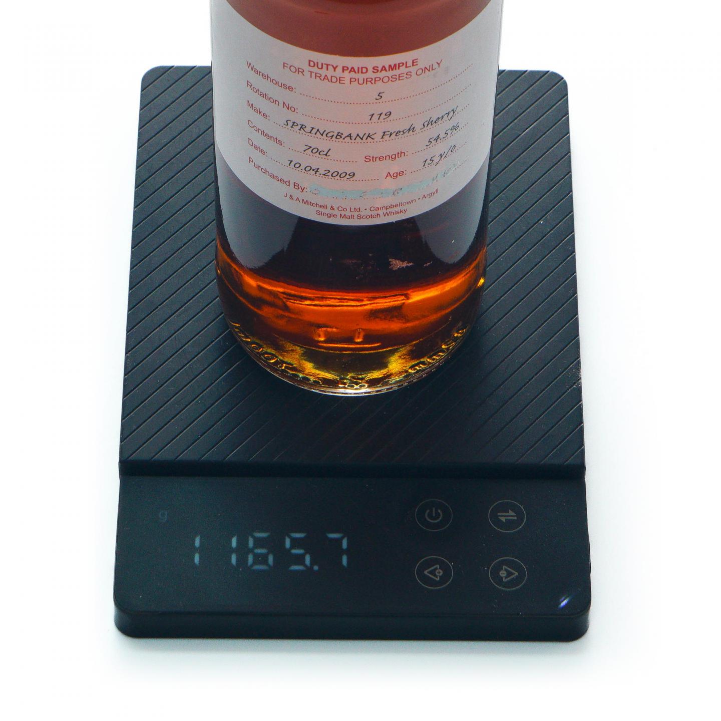 Springbank 云顶 15年 2009 完税瓶 雪莉桶 54.5%
