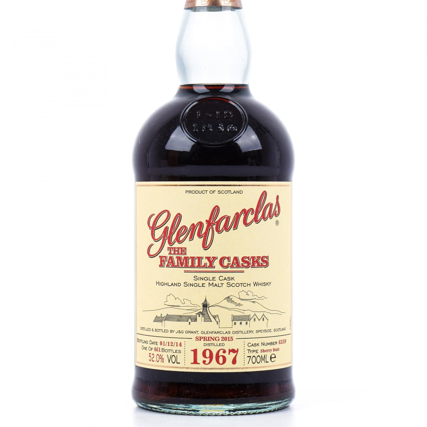 Glenfarclas 格兰花格 1967-2014 家族桶#6359 礼盒