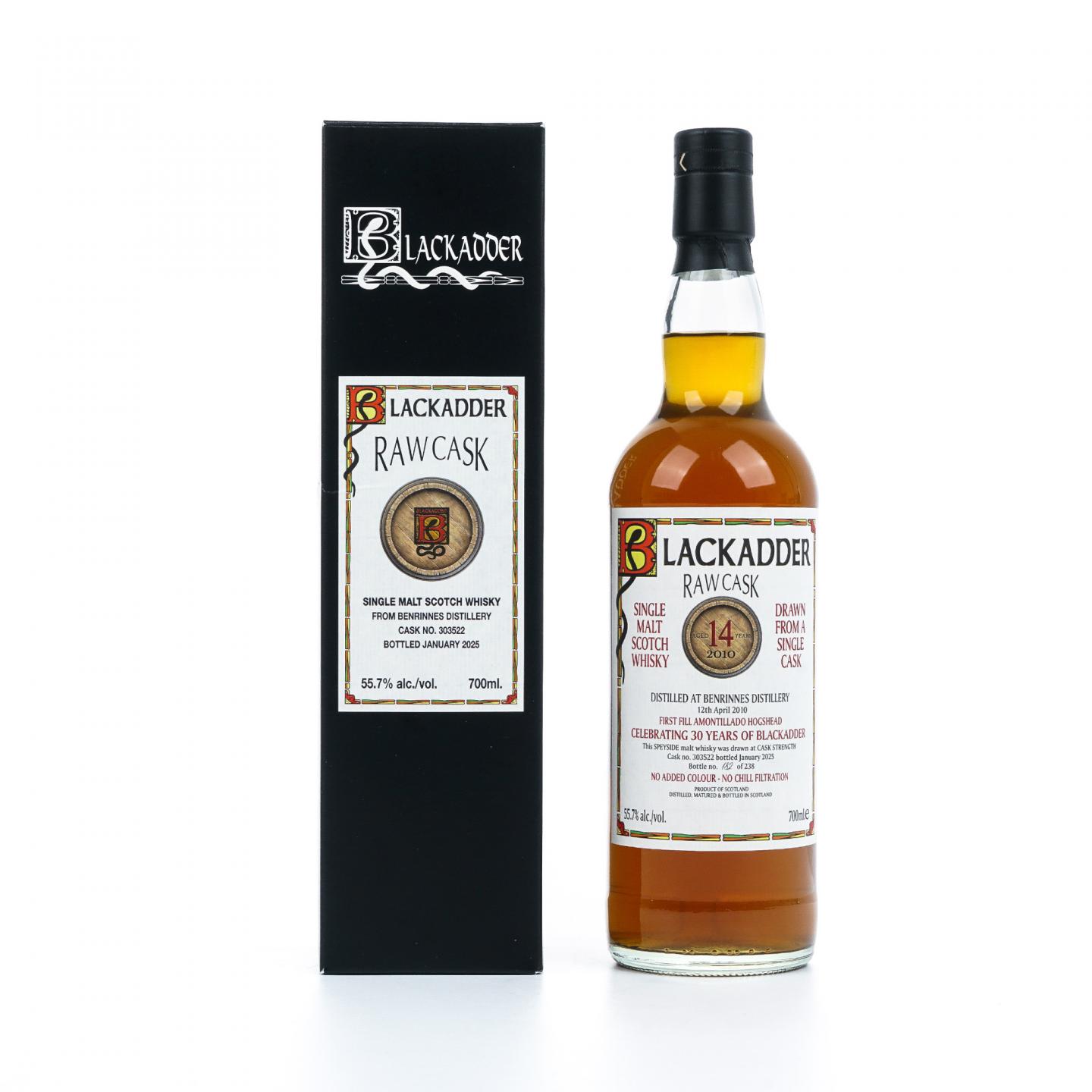 Benrinnes 本利林 14年 2010 -2025 雪莉桶 桶强 Blackadder