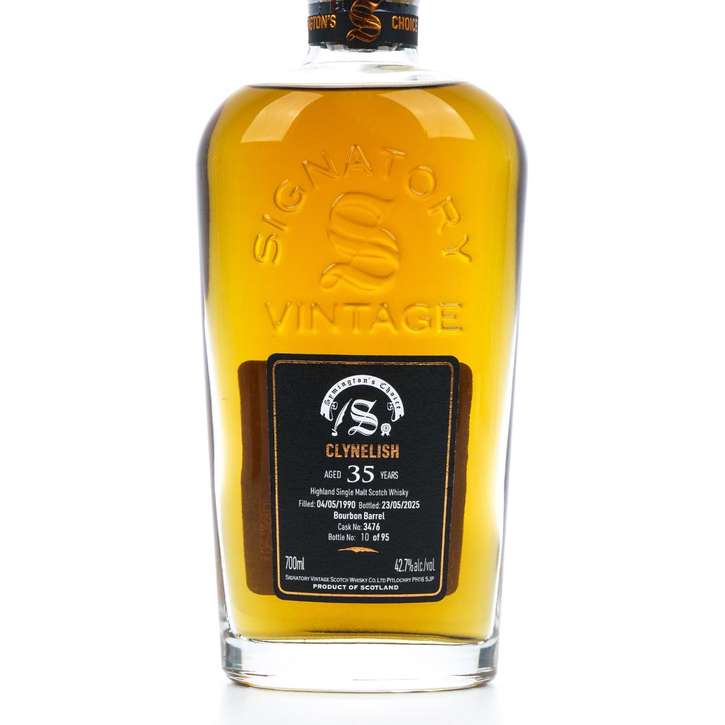 Clynelish 克里尼利基 35年 1990-2025 SV 桶强