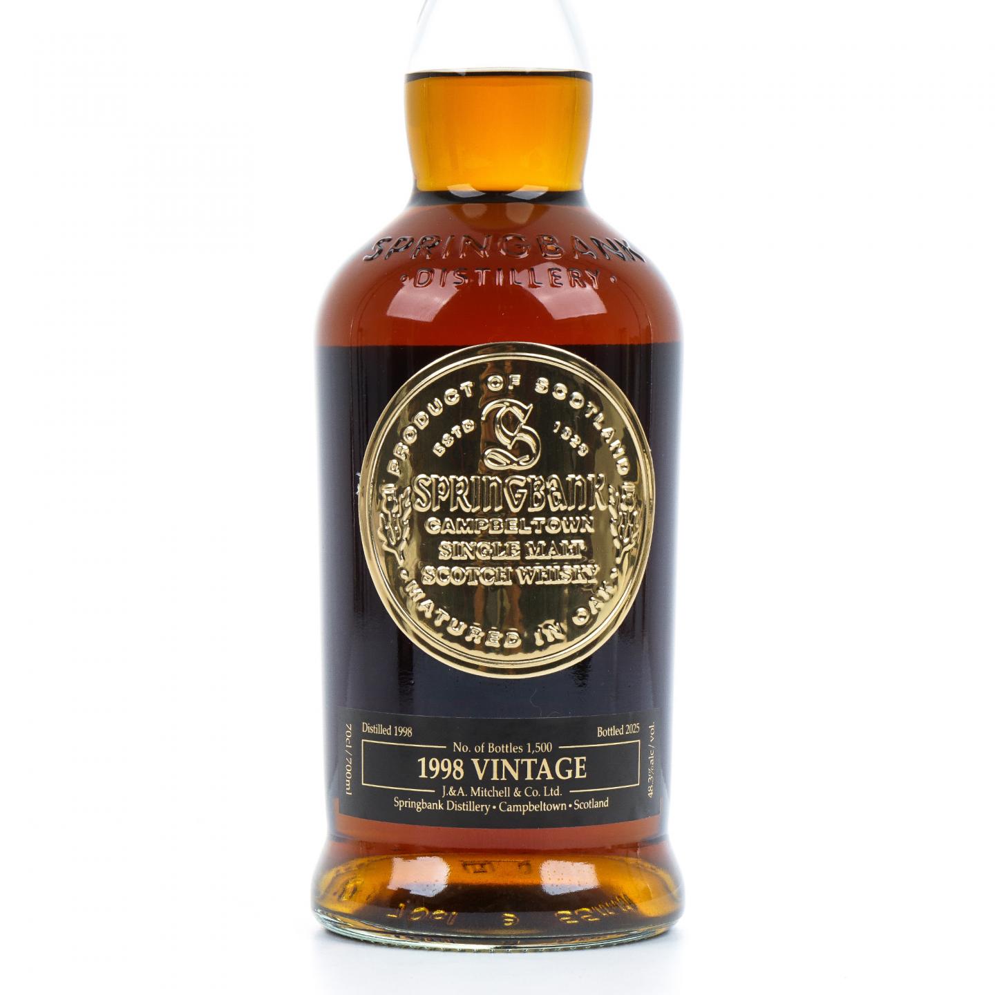 Springbank 云顶 1998-2025 Vintage 限量版