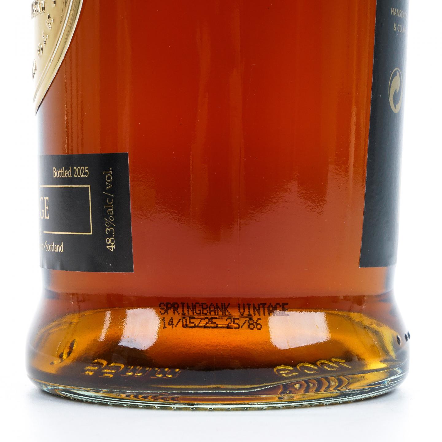 Springbank 云顶 1998-2025 Vintage 限量版