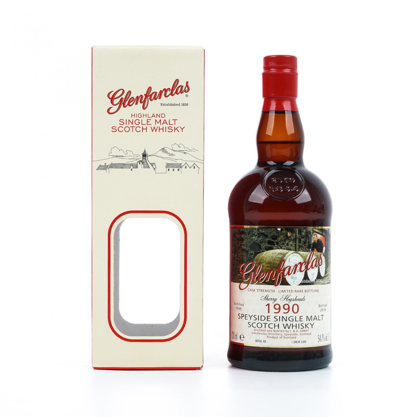Glenfarclas 格兰花格 1990-2018 雪莉桶 桶强