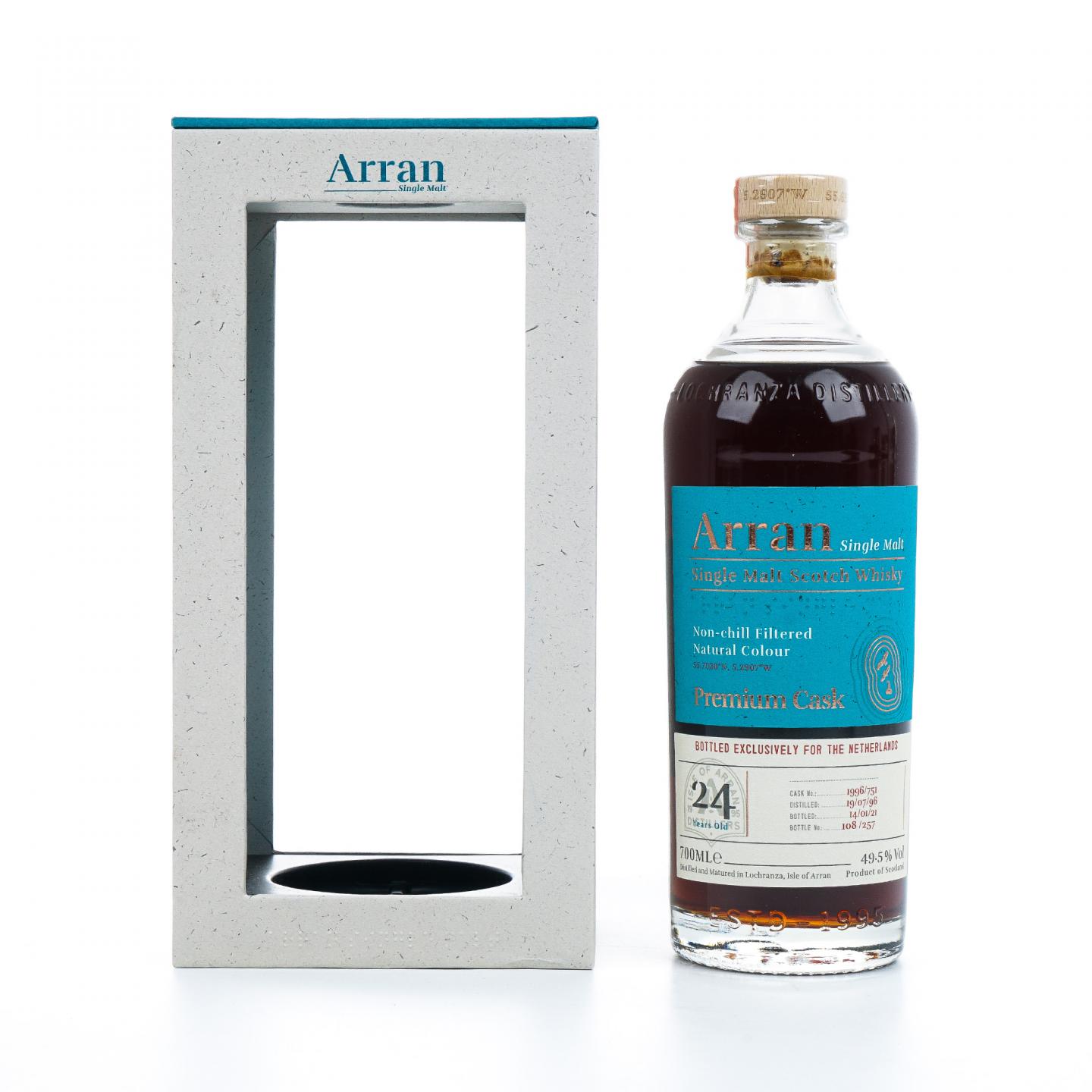 Arran 艾伦 24年 1996-2021 雪莉桶#1996/751